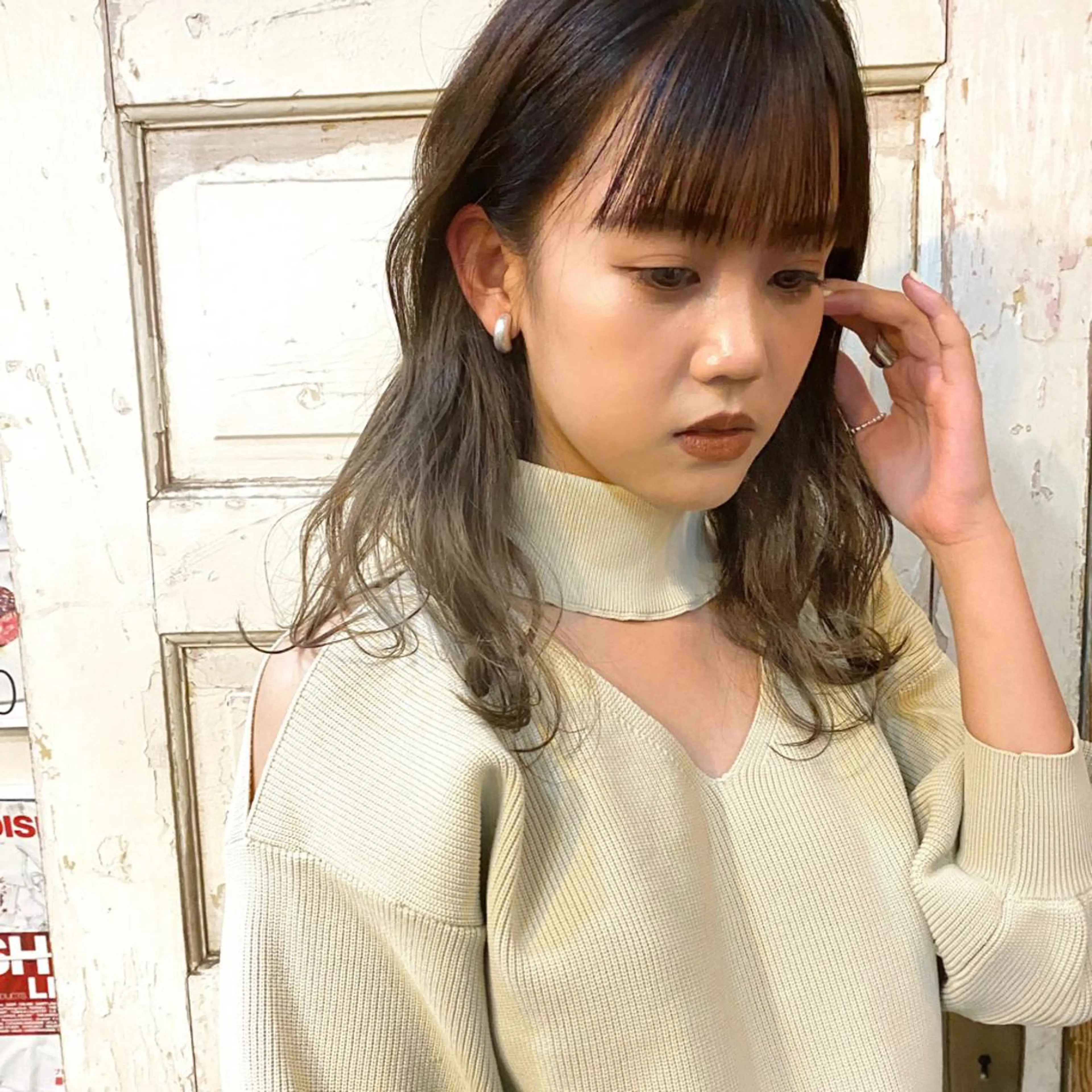 ロング カラー グラデーションカラー グレージュ ハイライトカラー ハイトーンカラー ハイライト chlom所属・🌱大人ハイトーン RENのヘアスタイル