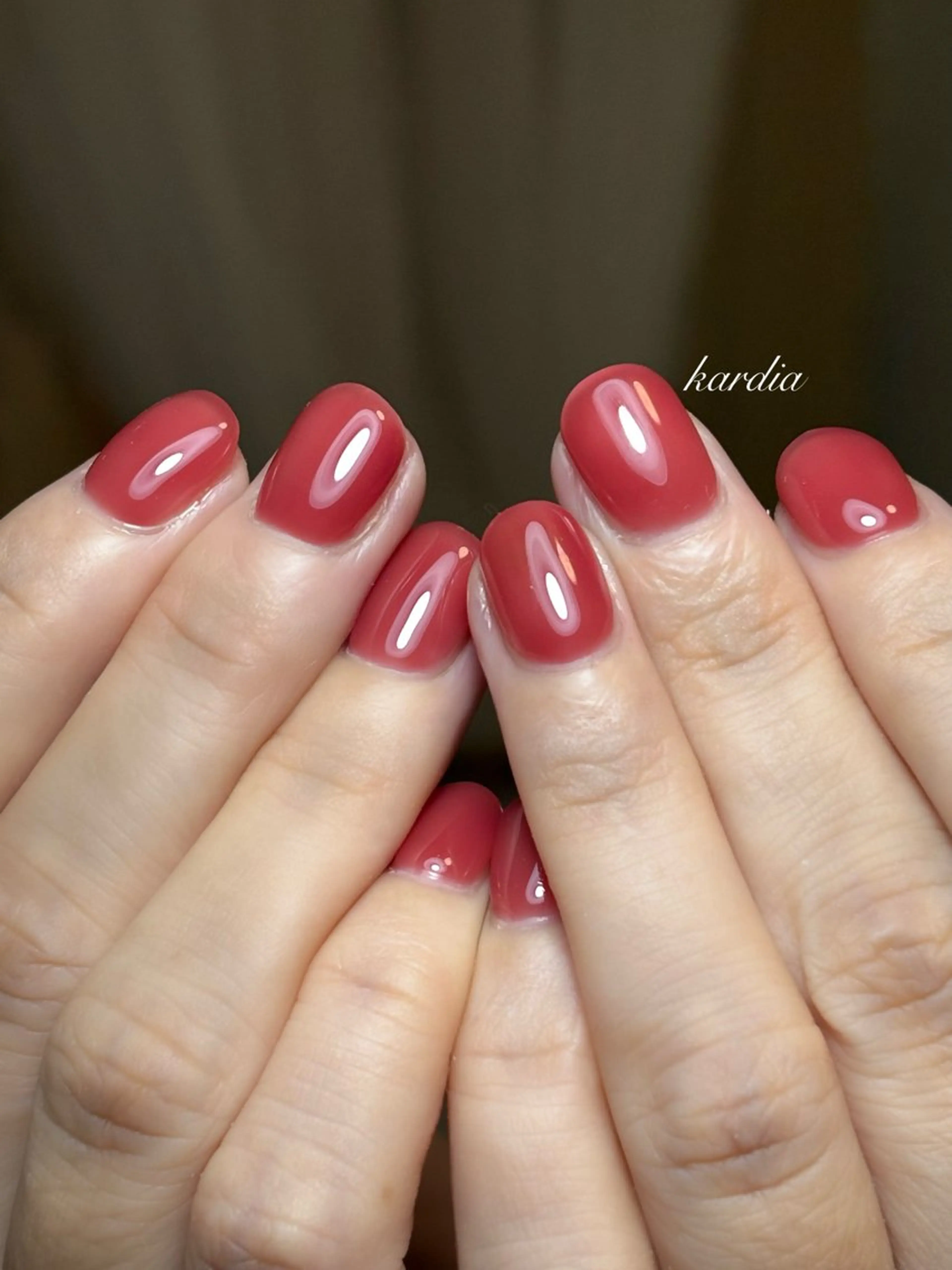 ネイル ハンドネイル καρδιά -ｶﾙﾃﾞｨｱ-のネイルデザイン