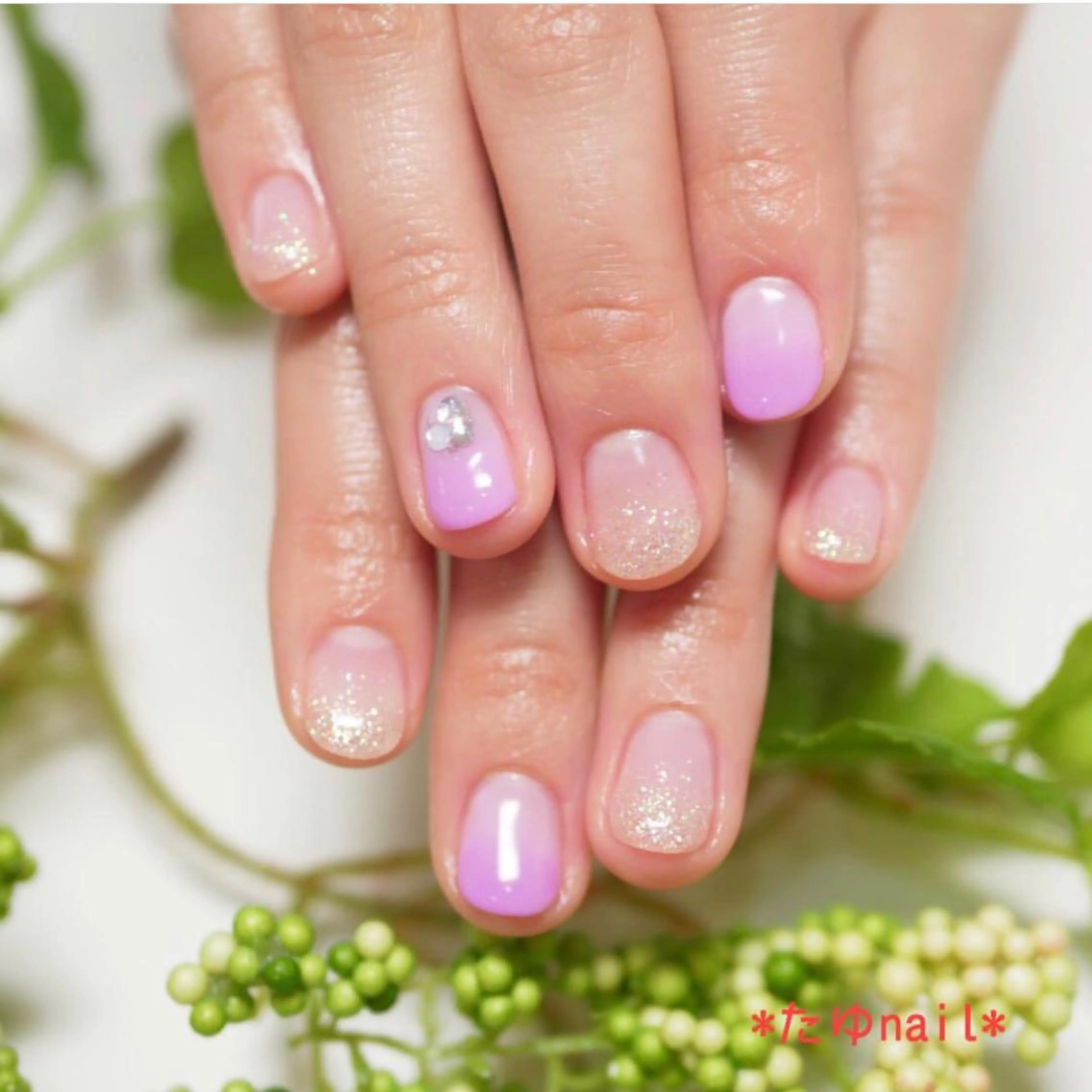 ネイル ハンドネイル ネイルサロン・ネイルスクール　たゆnail所属・ネイルサロン 【たゆnail】のネイルデザイン
