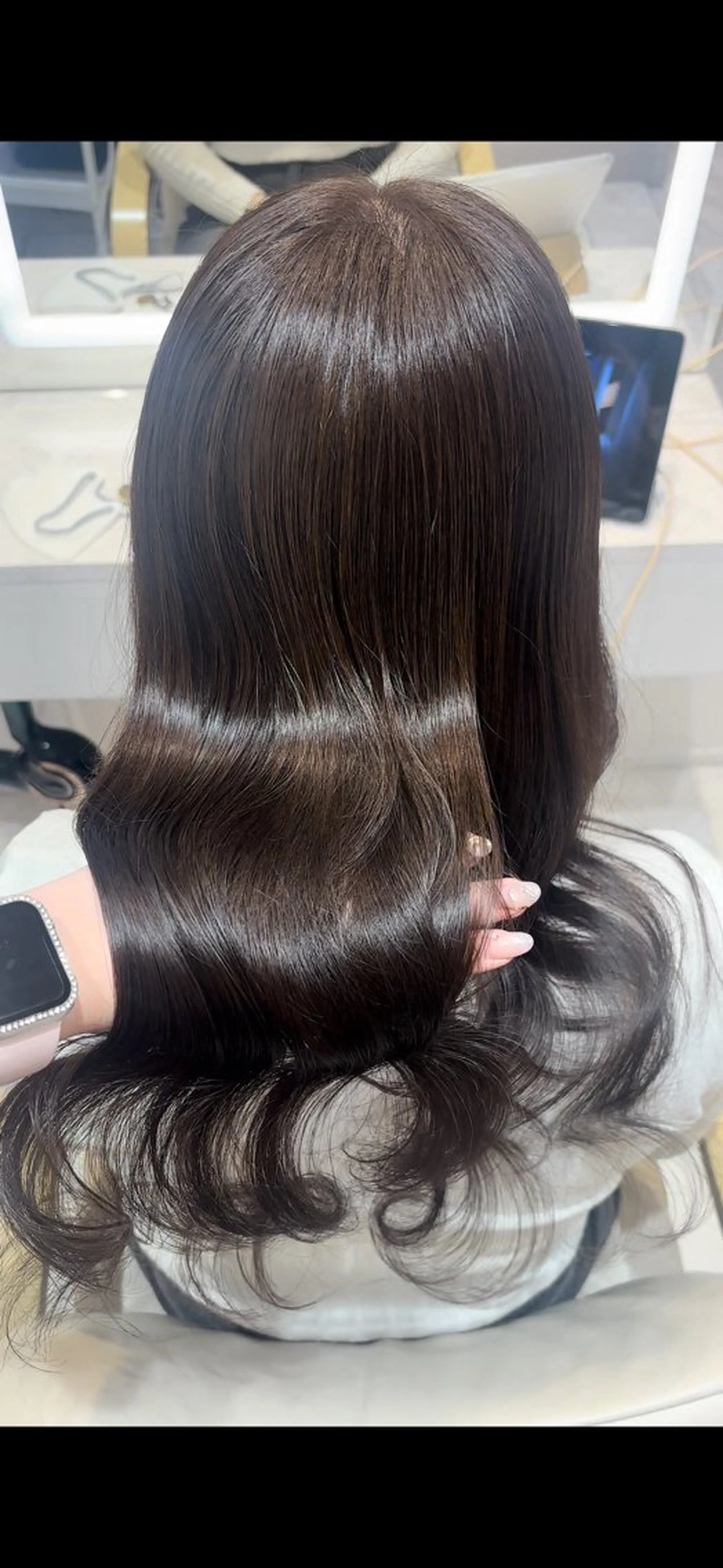 カラー ベージュカラー オリーブベージュ ヘアカラー トリートメント 桃瀬 綾音 カラー/縮毛募集中♡のヘアスタイル