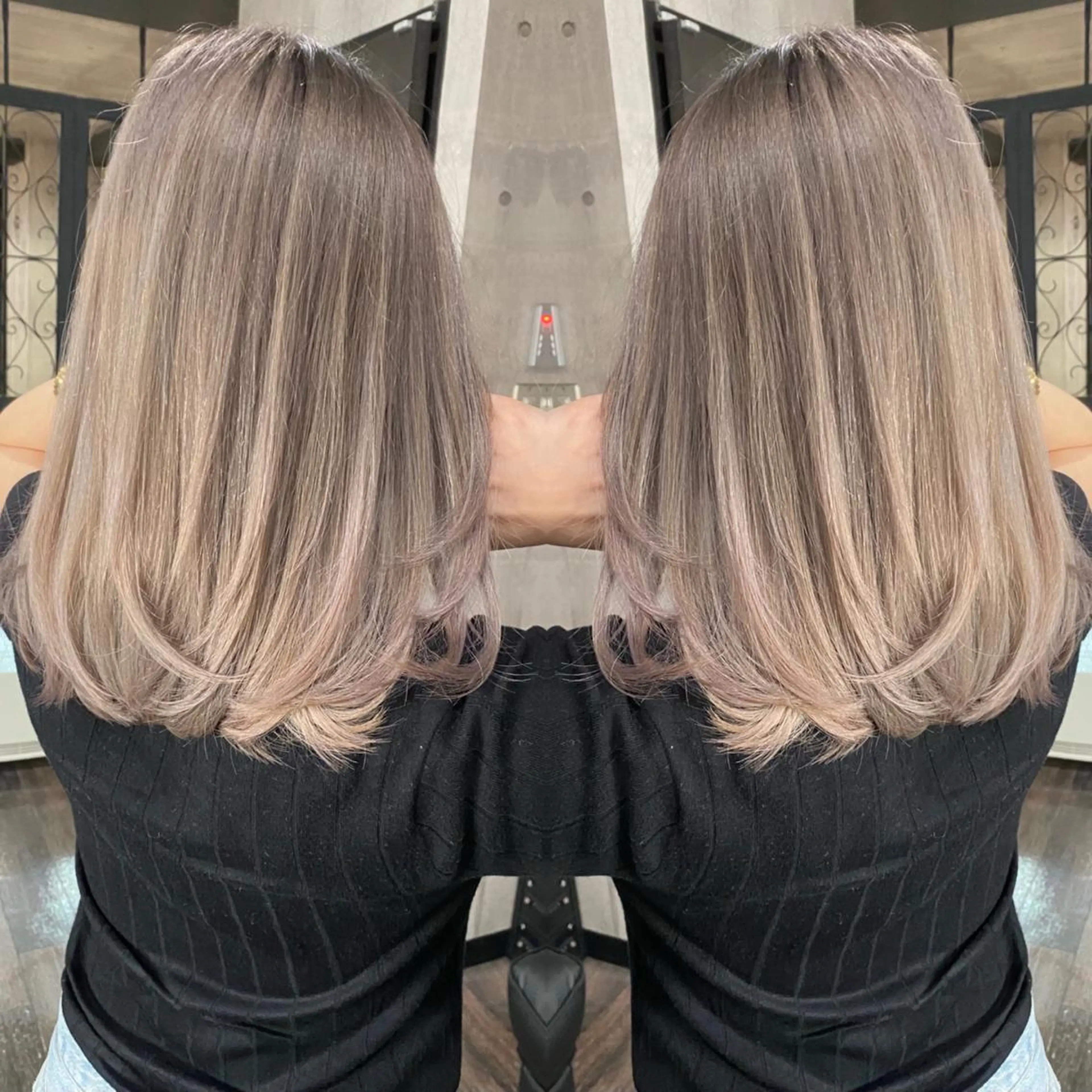 セミロング XELVE所属・Mika XELVEのヘアスタイル