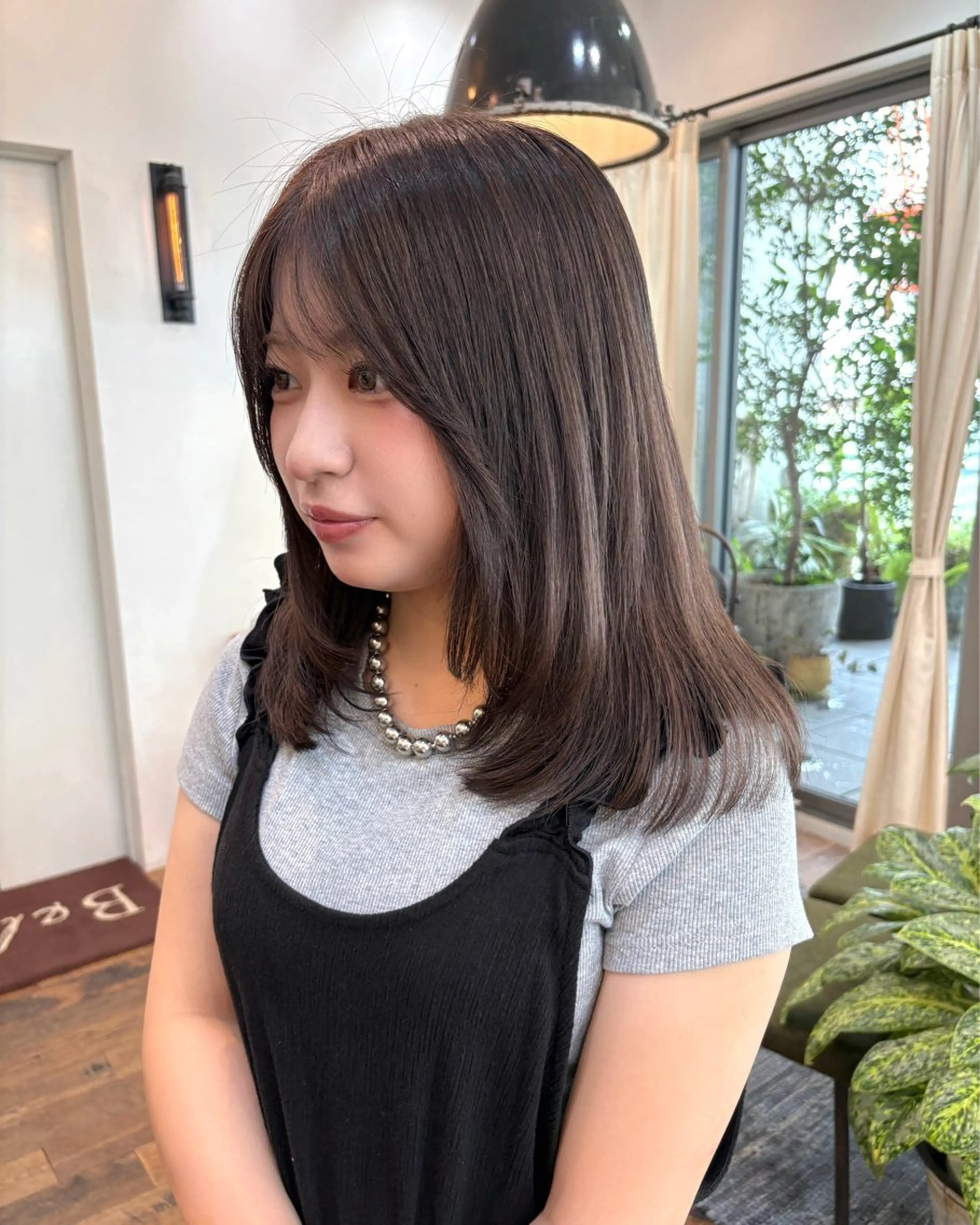 セミロング Belle 並木通り店所属・rena/ パーマ/カラーのヘアスタイル