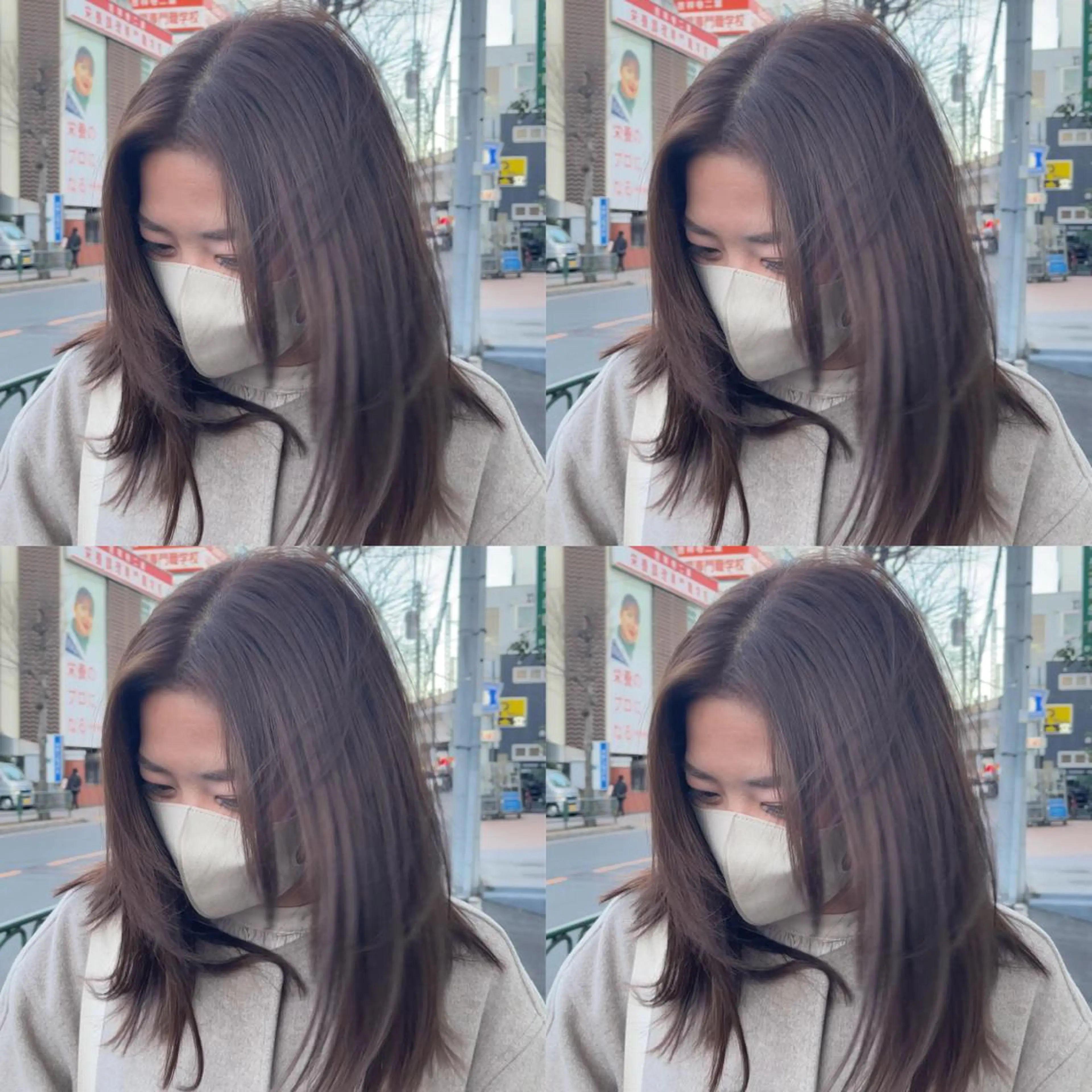 🌟人気No.3🌟似合わせ小顔カット×髪質改善カラー × Aujua5ステップ超音波トリートメントの写真