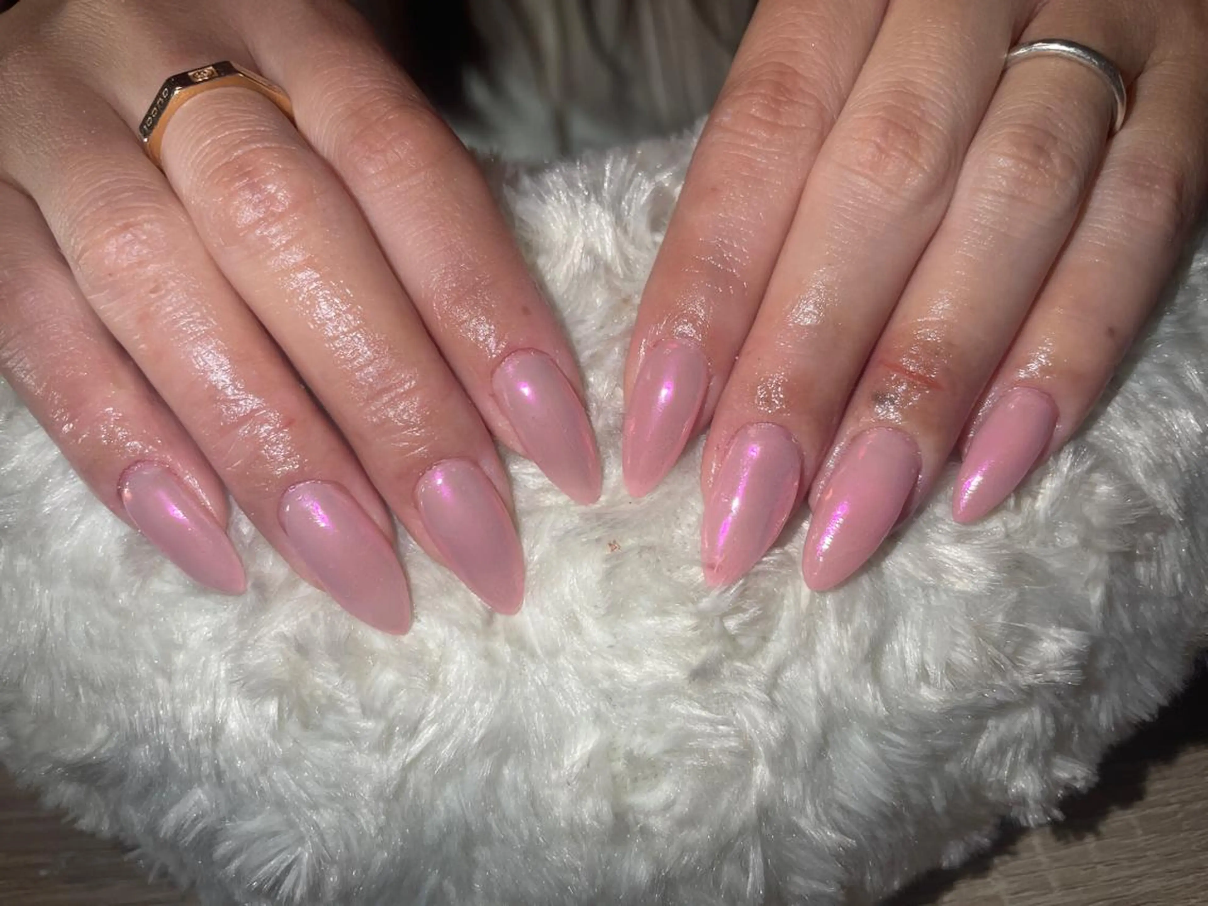 ネイル ミラーネイル ワンカラーネイル ハンドネイル Whity所属・Whity kiriのネイルデザイン