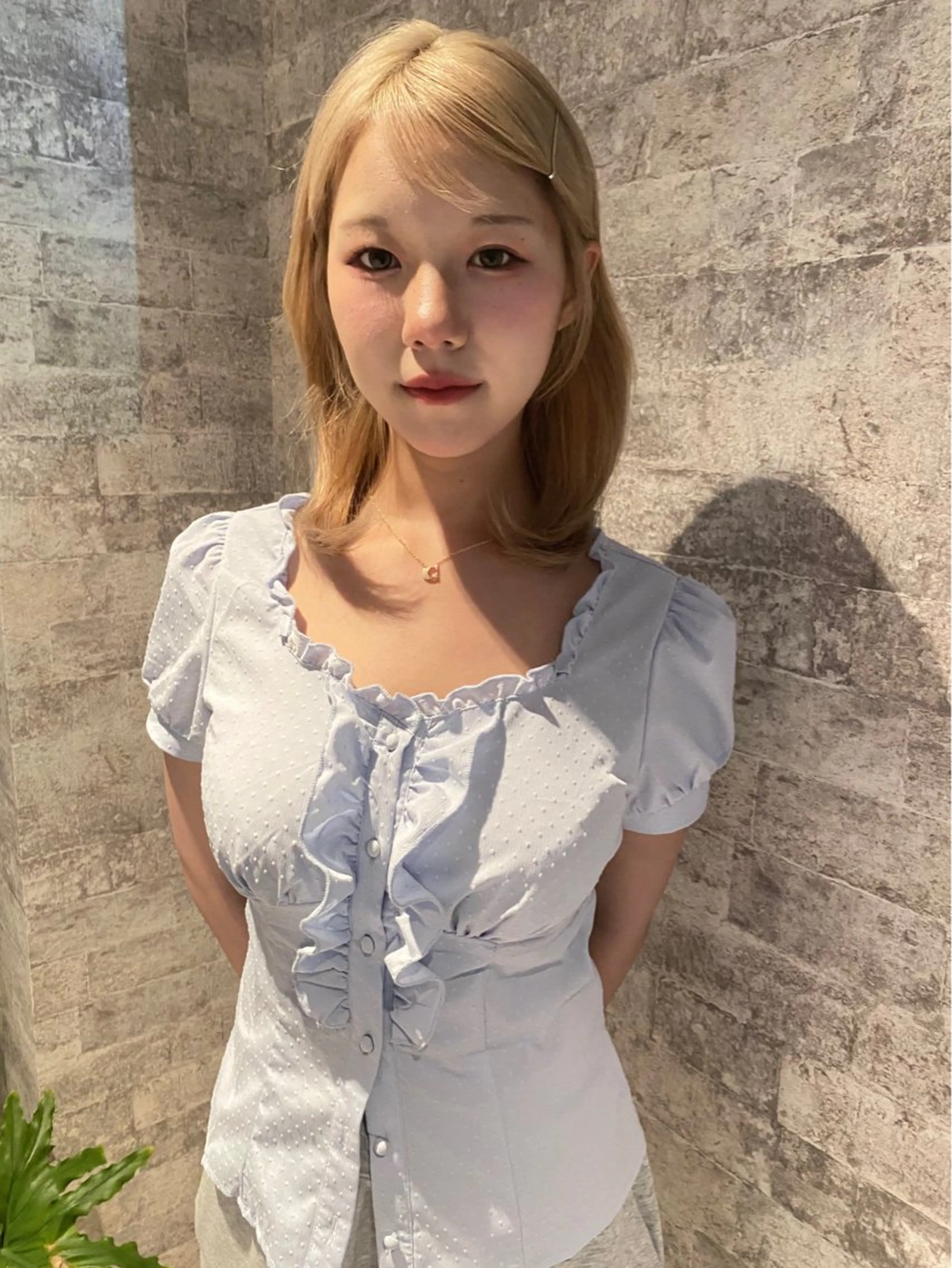 ミディアム カラー カット ヘアカラー トリートメント mai / linoah˚✧のヘアスタイル