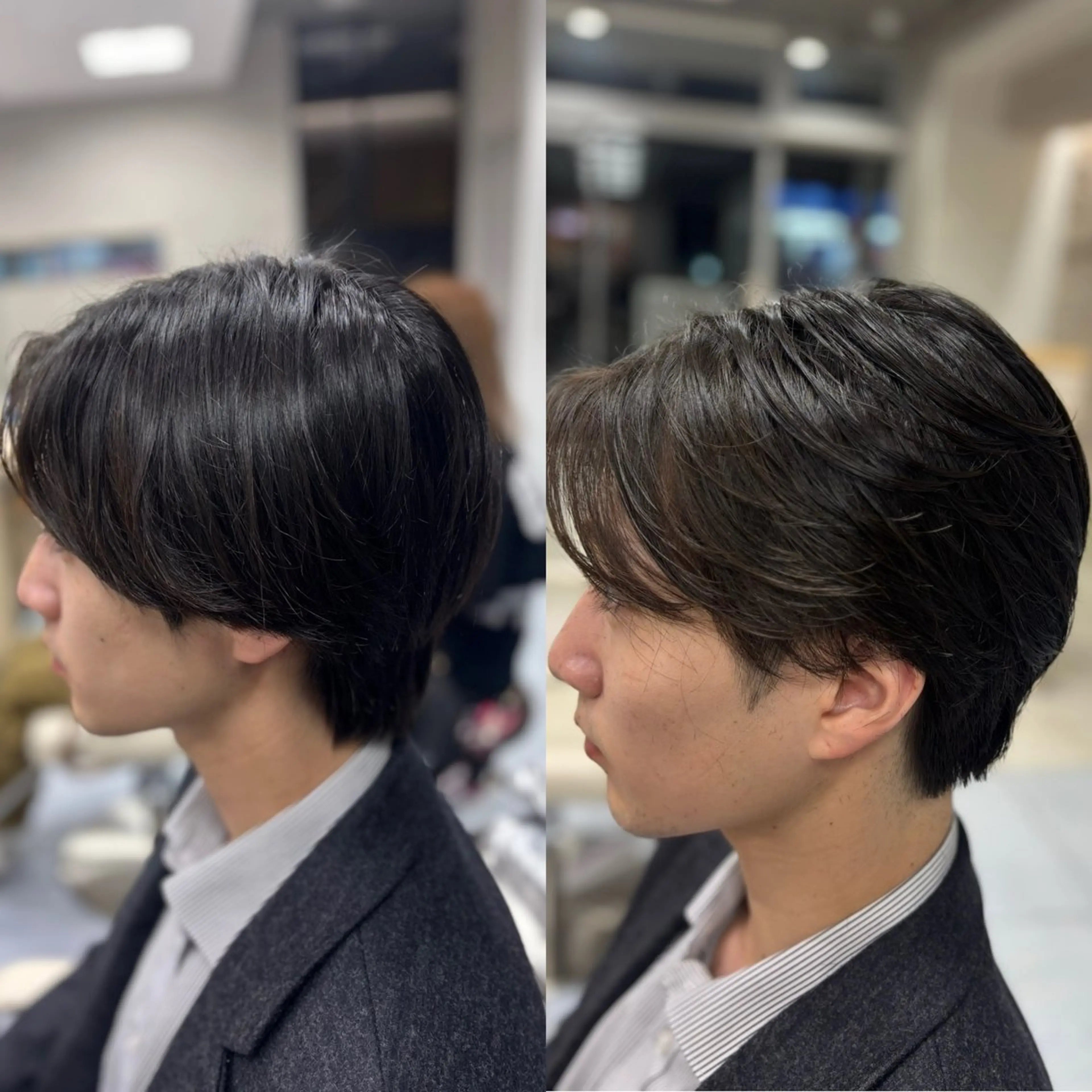 ショート パーマ メンズ カット パーマ メンズ特化韓国風 パーマスタイル/りんのヘアスタイル