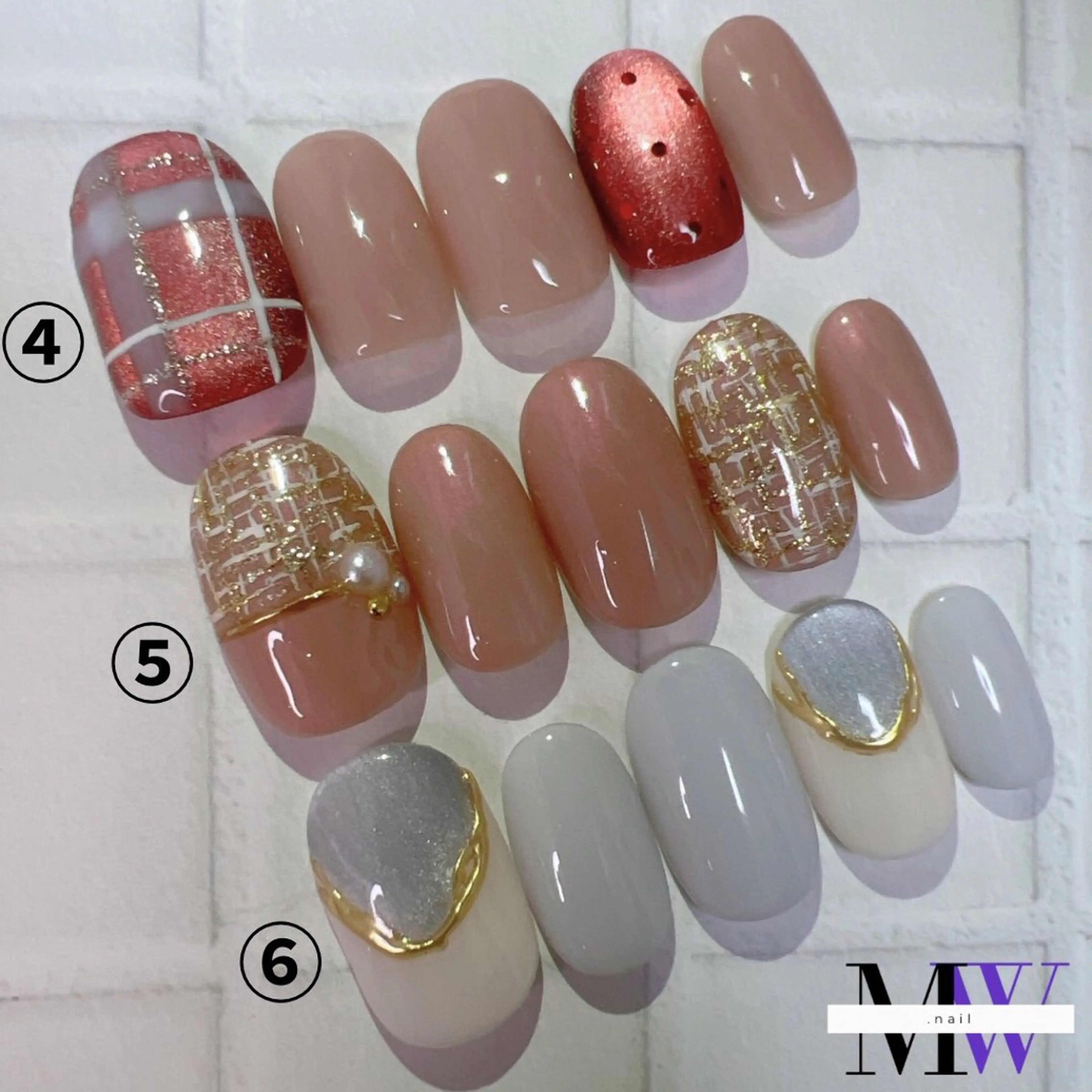 ネイル アートネイル ハンドネイル MW .nailのネイルデザイン