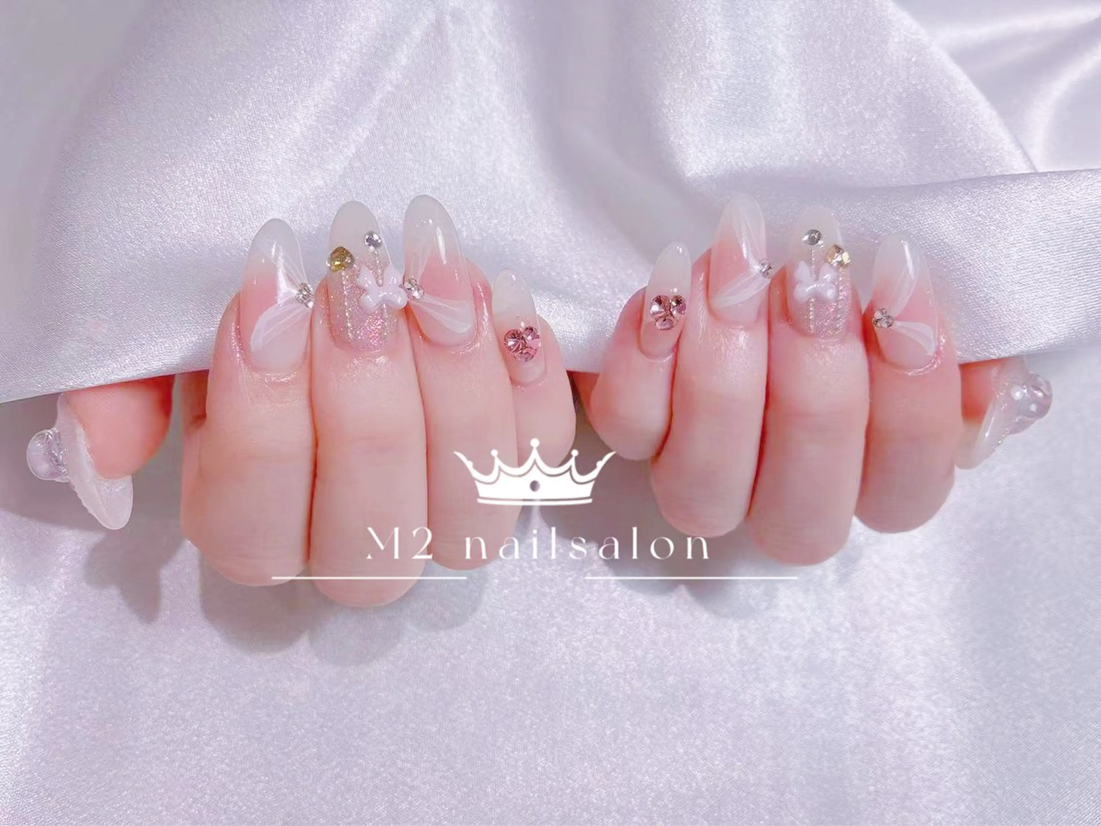 ネイル ハンドネイル 長さだし専門店 M2　rikaのネイルデザイン