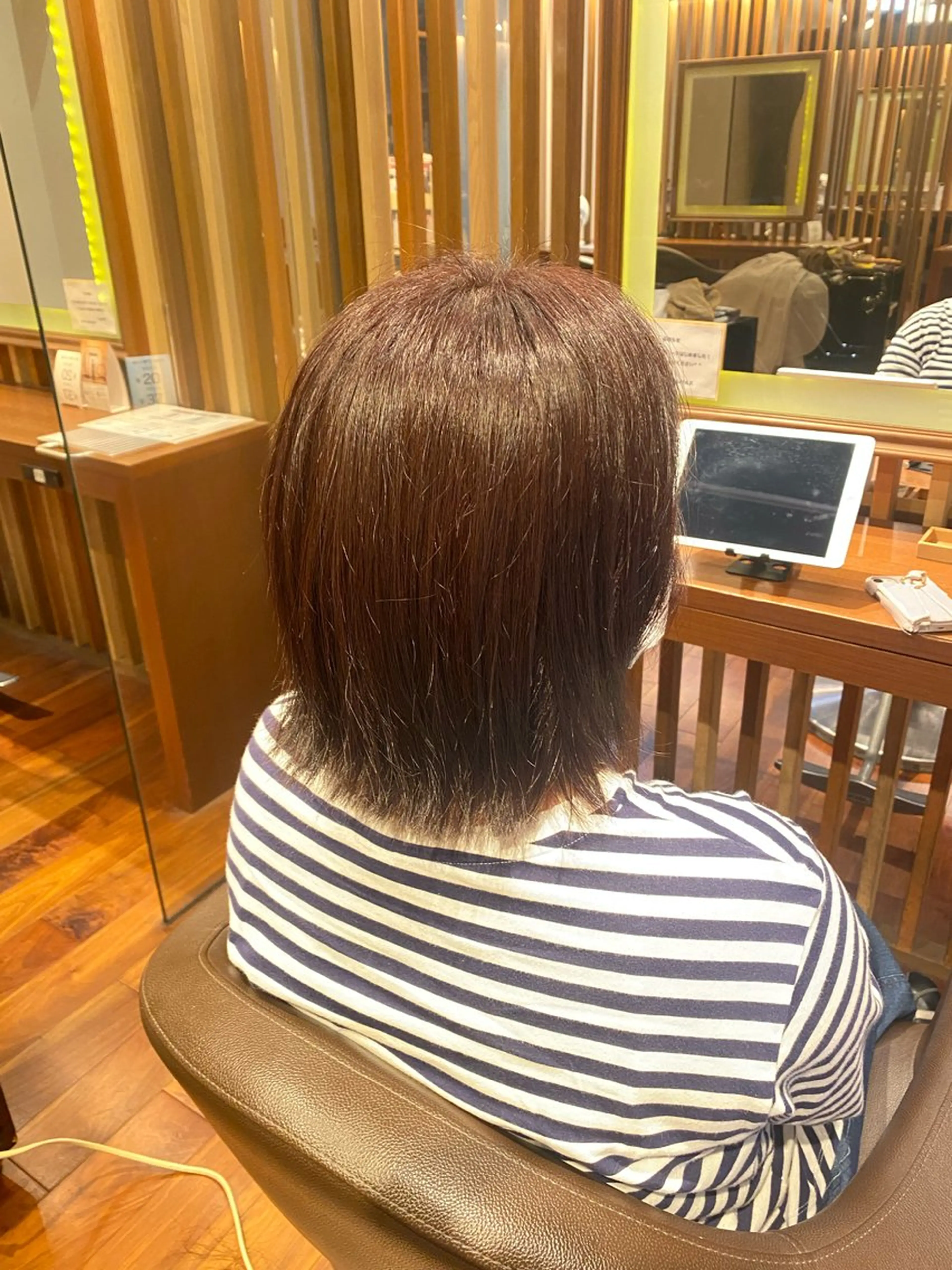 ショート オーガニックカラー/ 髪質改善/暗髪/ボブのヘアスタイル