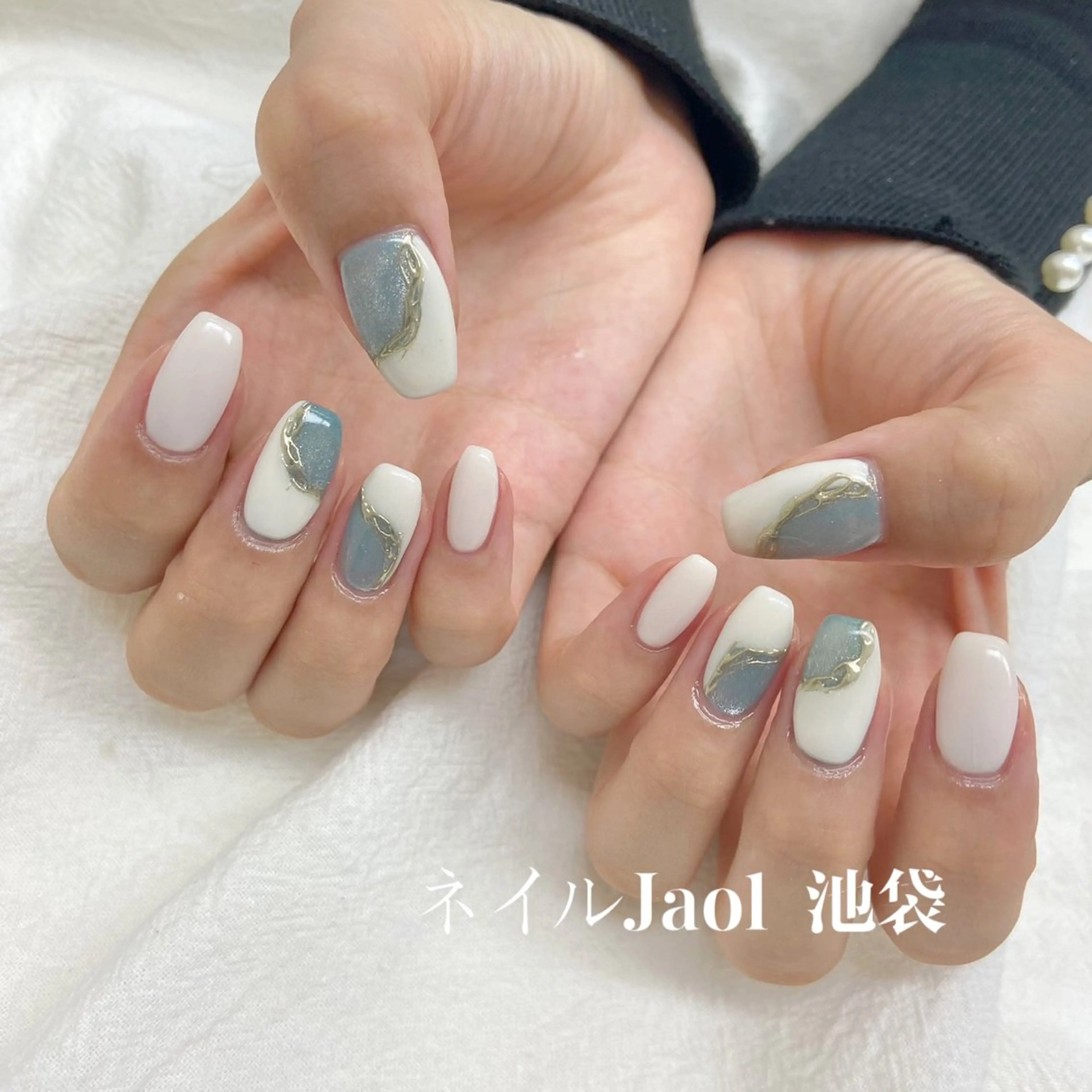 ミディアム ハンドネイル nail jaol池袋店所属・ネイルJaol 池袋のネイルデザイン