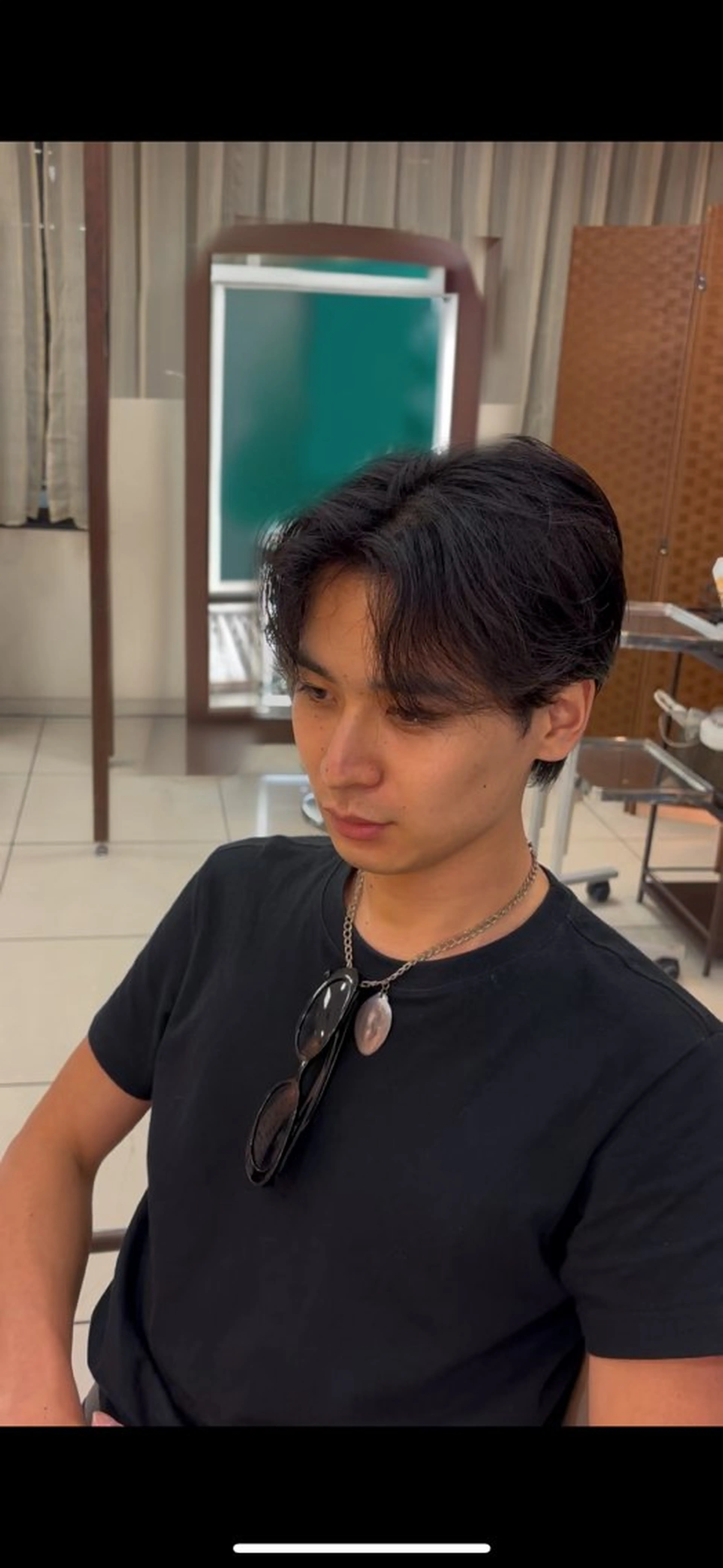 メンズ カット 暖色カラー❤️横浜 エクステらん🦖のヘアスタイル