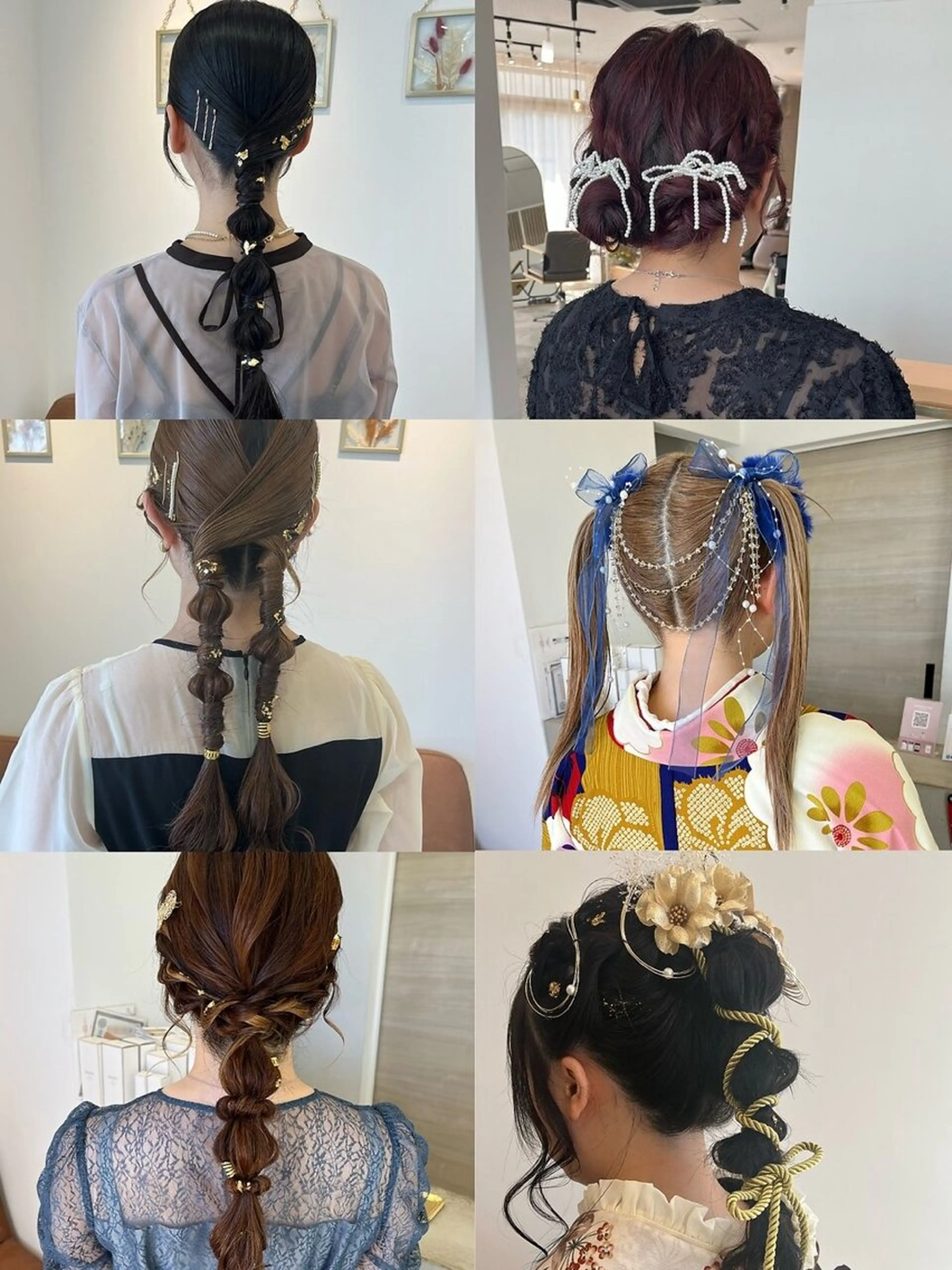 ヘアセット／ヘアアレンジ／お呼ばれヘアセットの写真