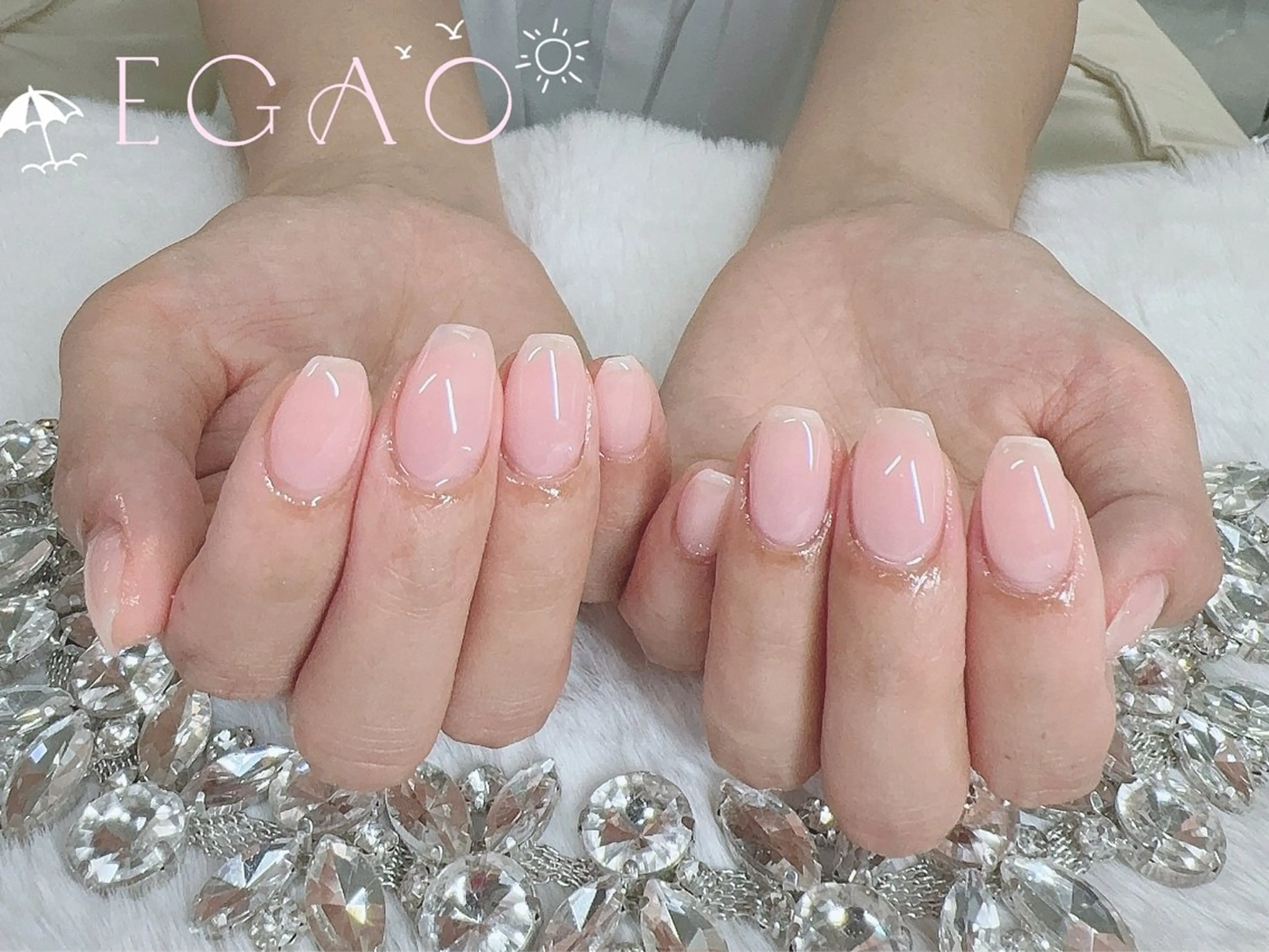 ネイル アートネイル フットネイル フレンチネイル ジェルネイル グラデーション ハンドネイル Egao Nail Salonのネイルデザイン