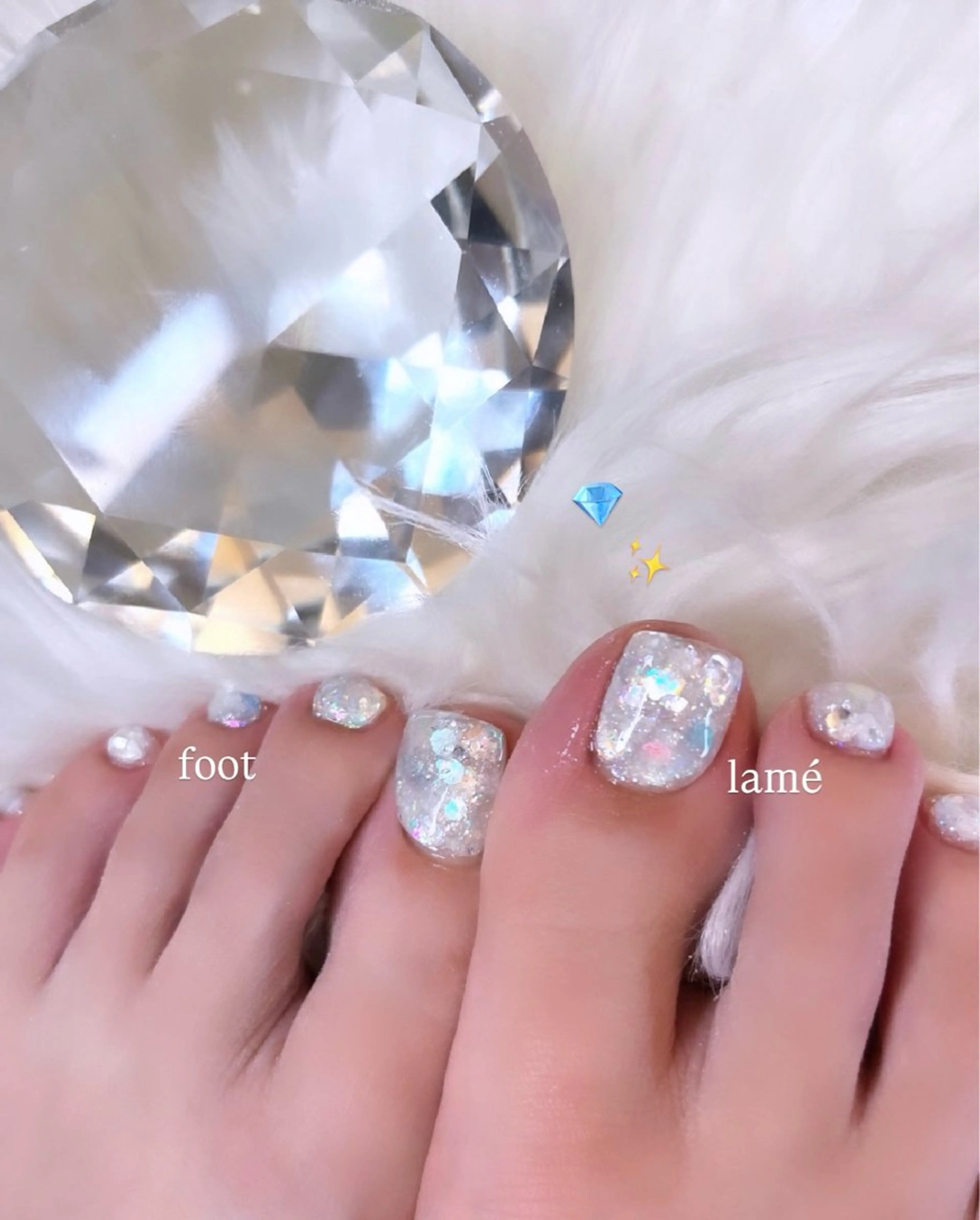 フットワンカラー🎀【オフ込み】の写真