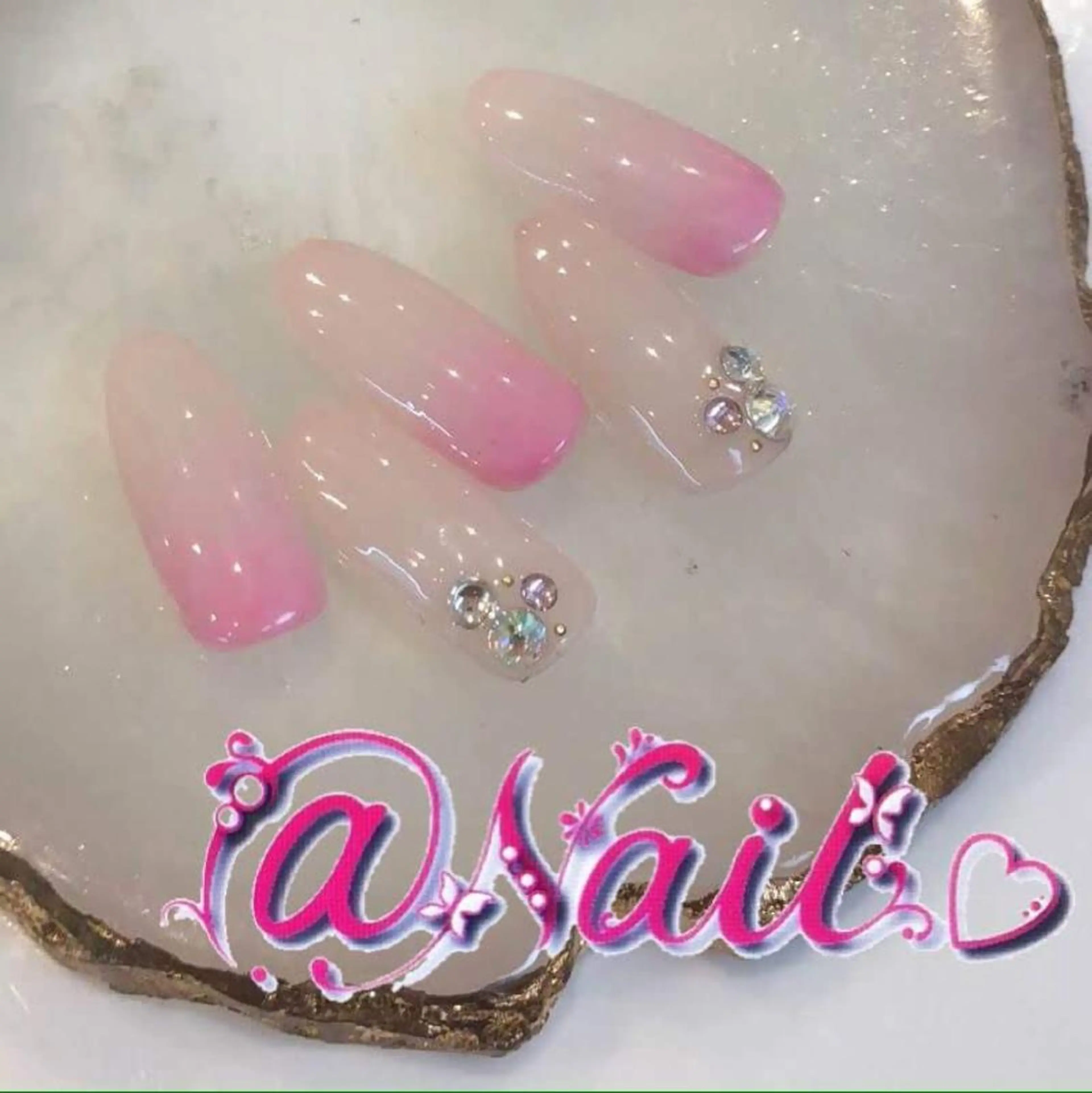 ネイル ネイルチップ 小尾 栞のネイルデザイン