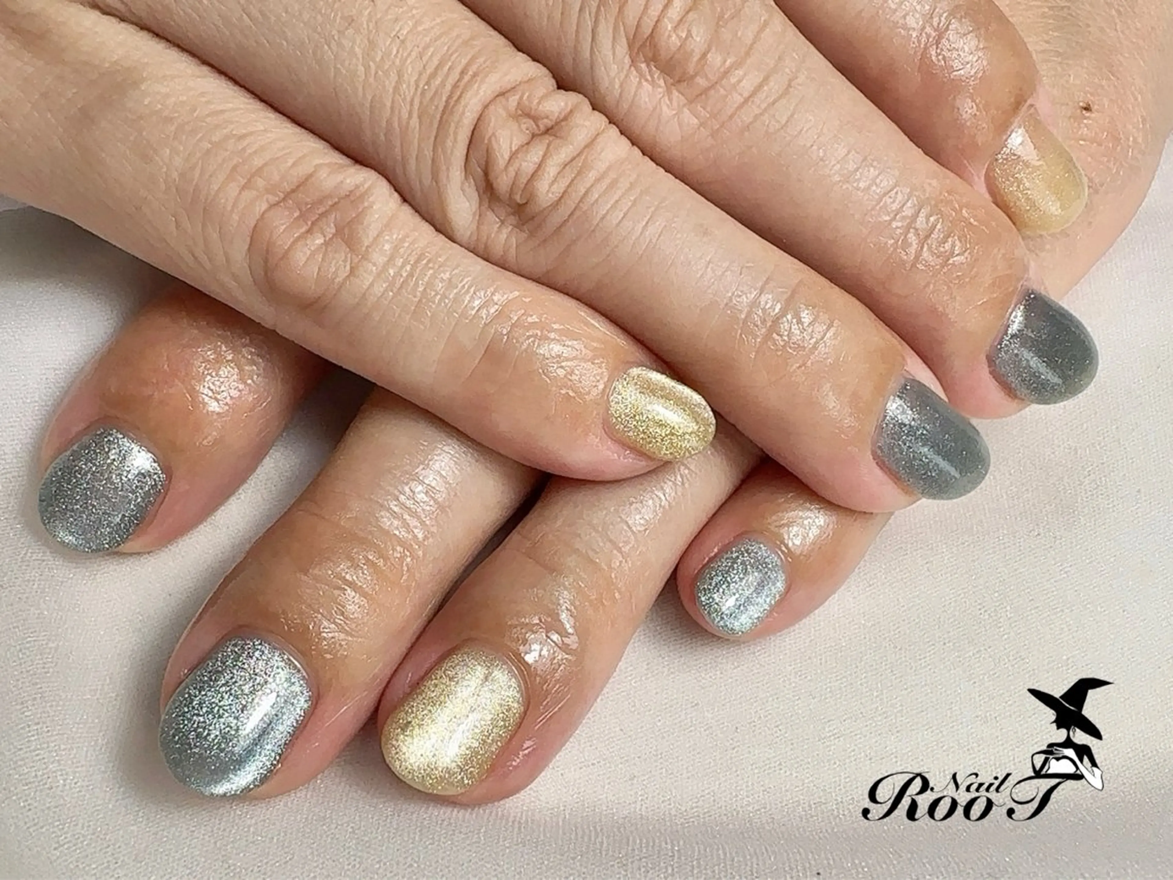 ネイル マグネットネイル ハンドネイル RooT Nailのネイルデザイン