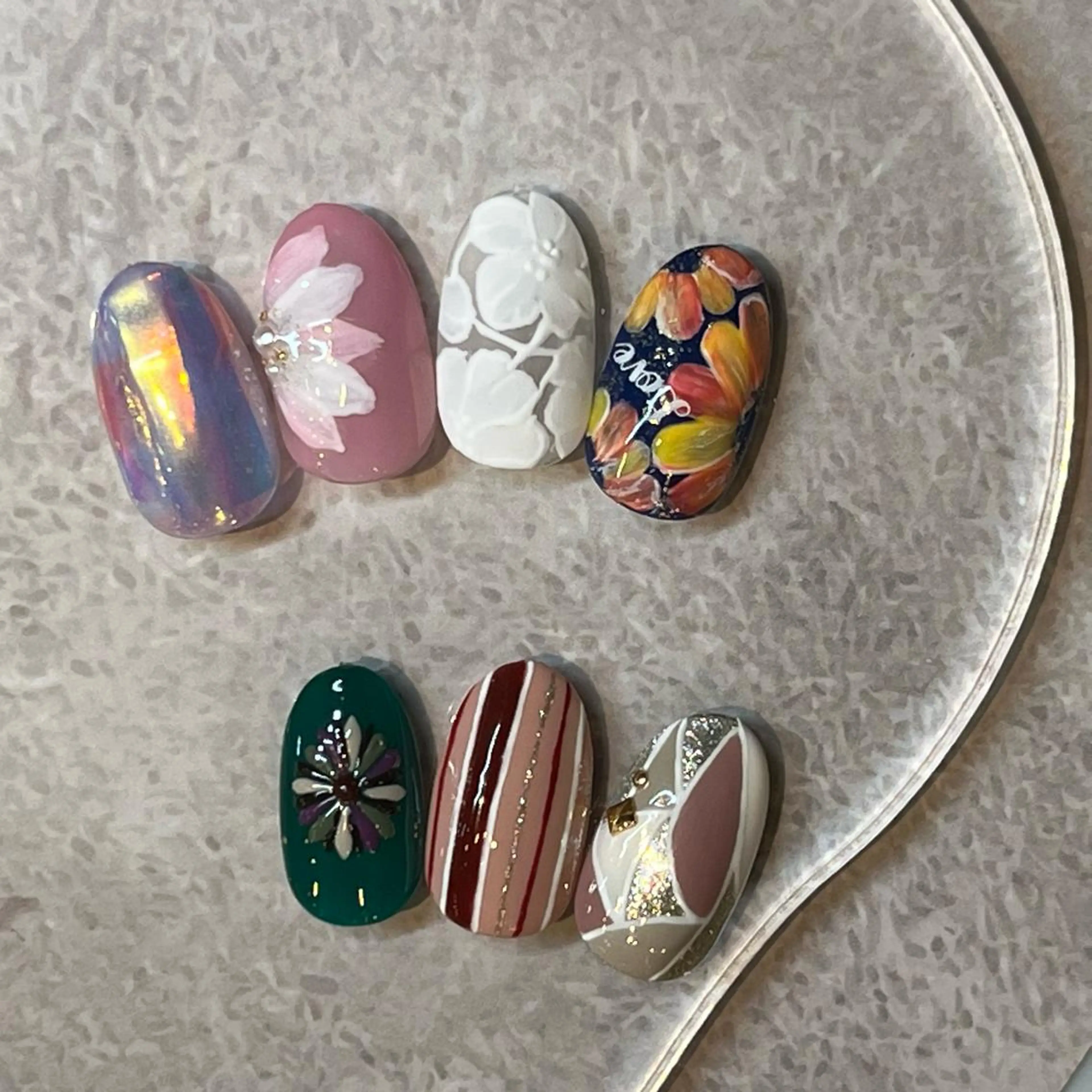 定額シンプル1本アートデザイン【オフあり】の写真