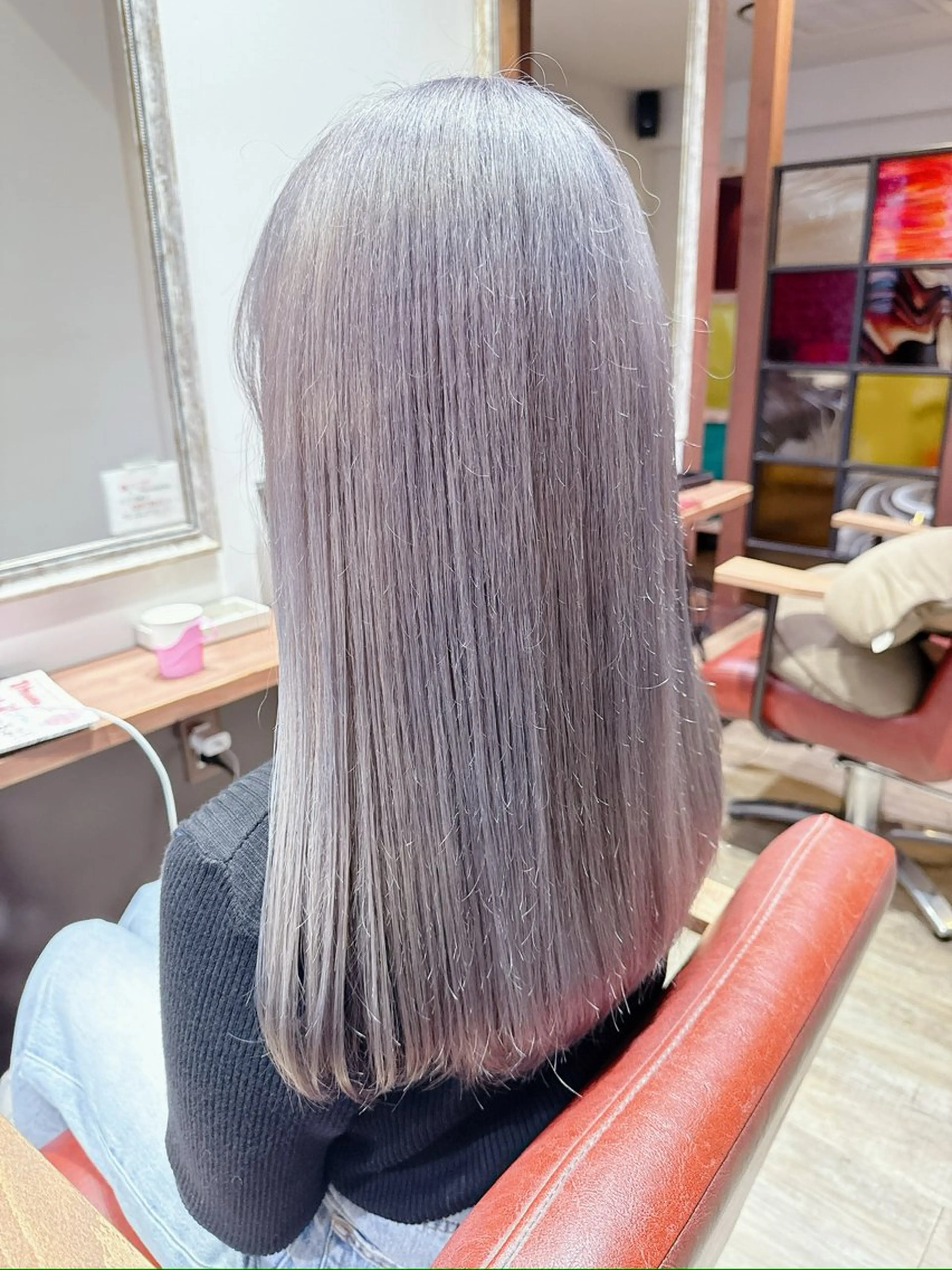 🌸ダブルカラー【全体カラー＆ブリーチ1回】の写真