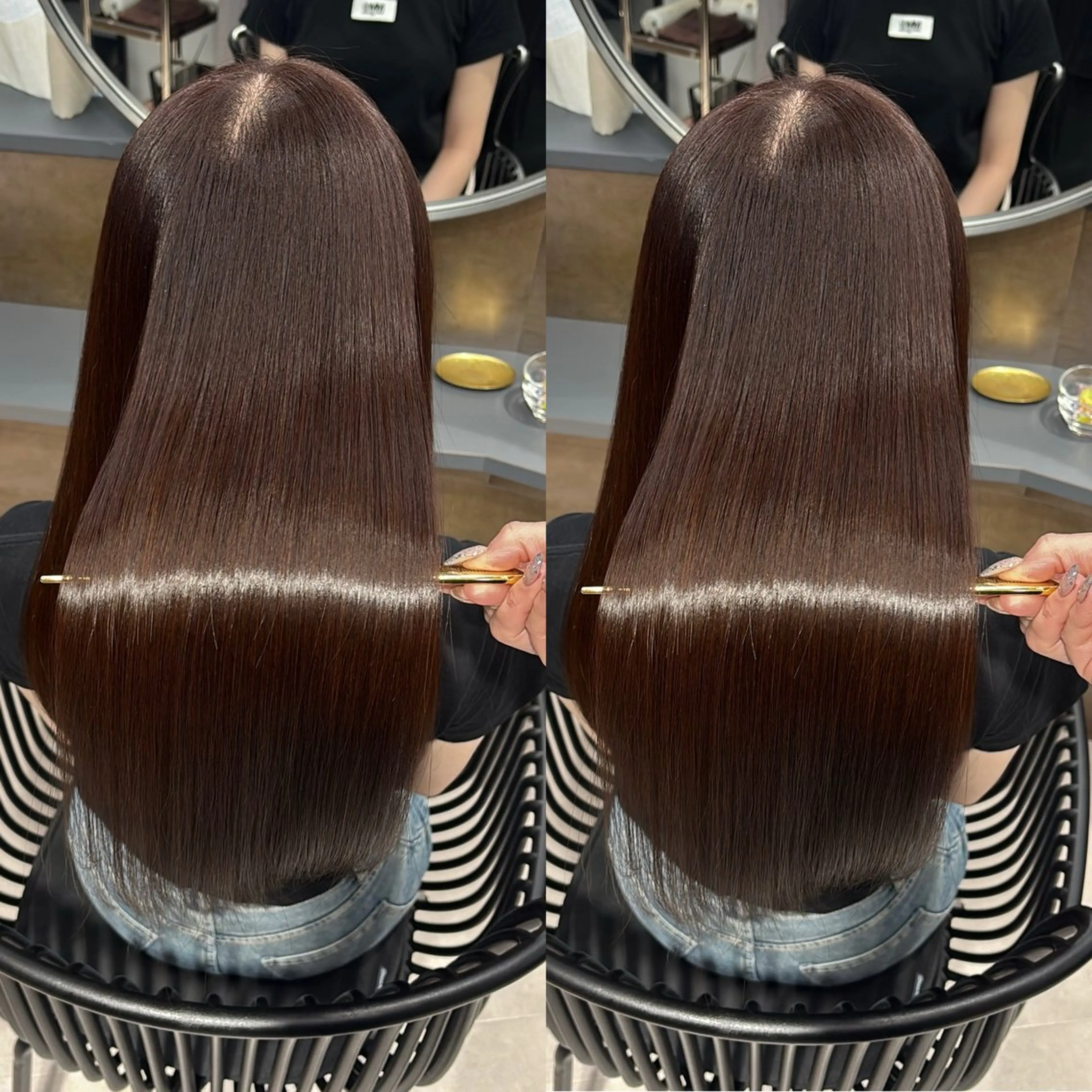 ロング カット ヘアカラー トリートメント 新宿No.1艶髪矯正 美艶カラー/FUKAのヘアスタイル