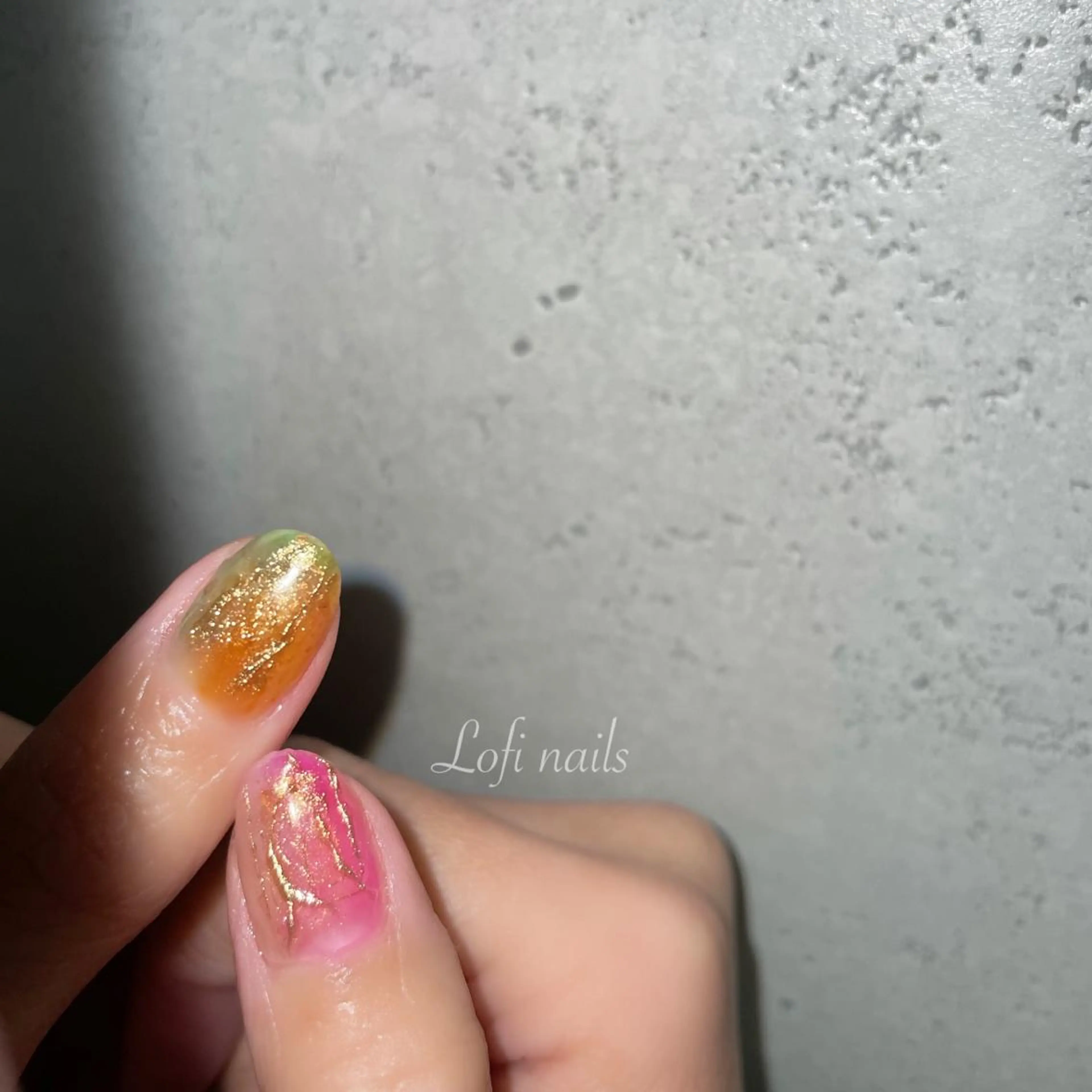 ネイル アートネイル ミラーネイル Lofinails ちひろのネイルデザイン