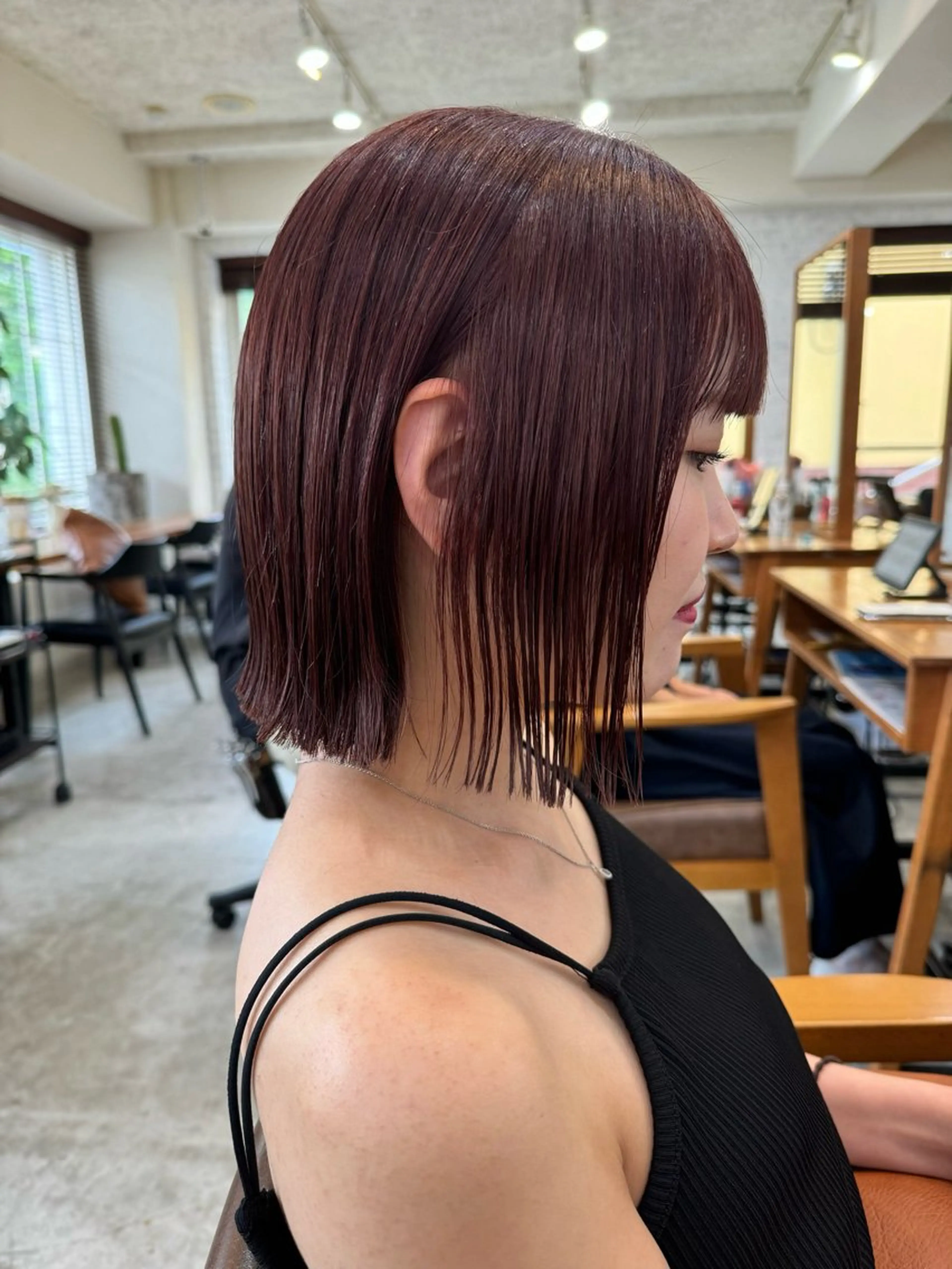 ショート カット ヘアカラー トリートメント yuuka/ボブ/ダ ブルカラー/髪質改善のヘアスタイル