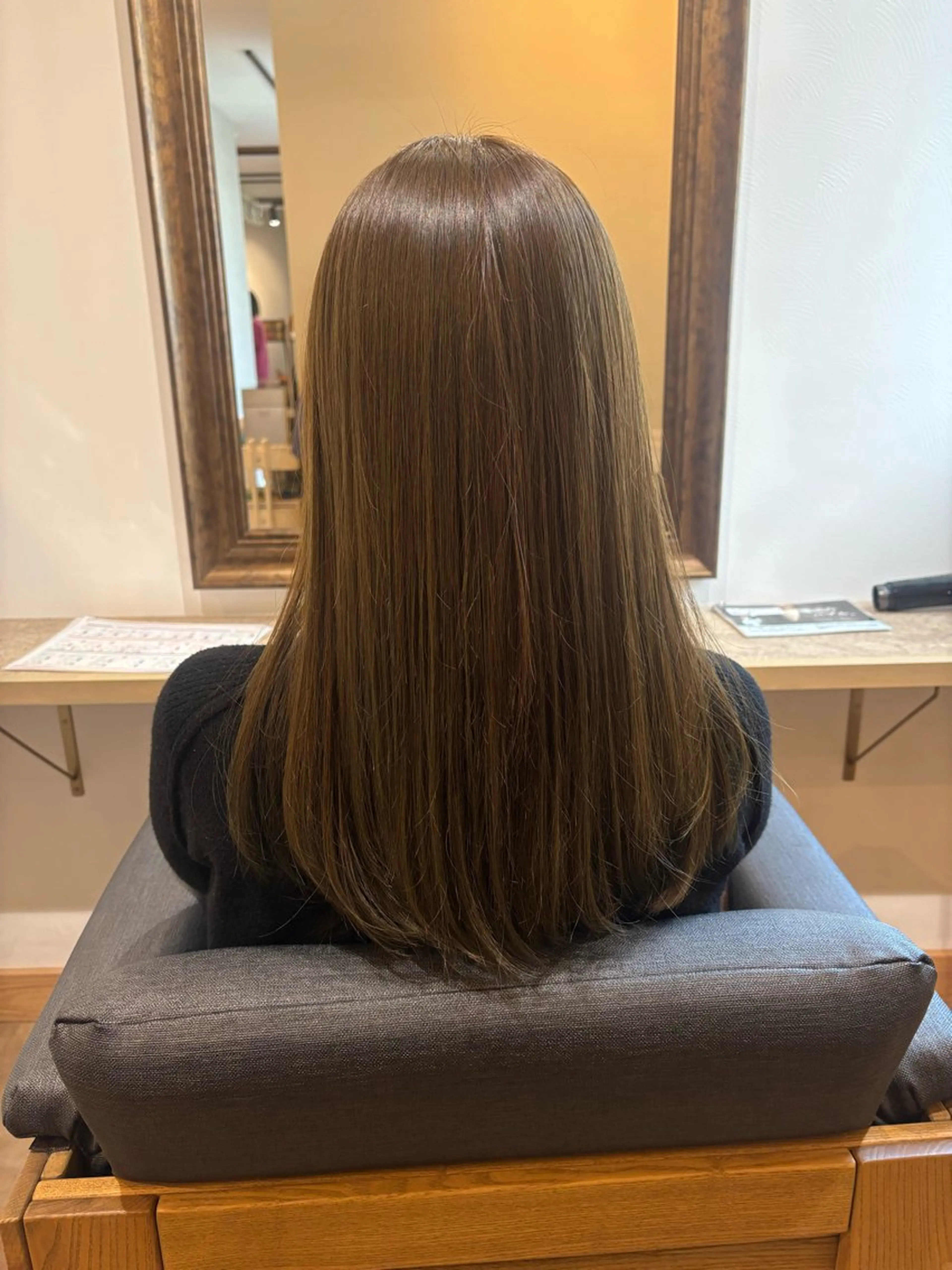 セミロング ヘアカラー トリートメント tipi 香椎・千早のヘアスタイル