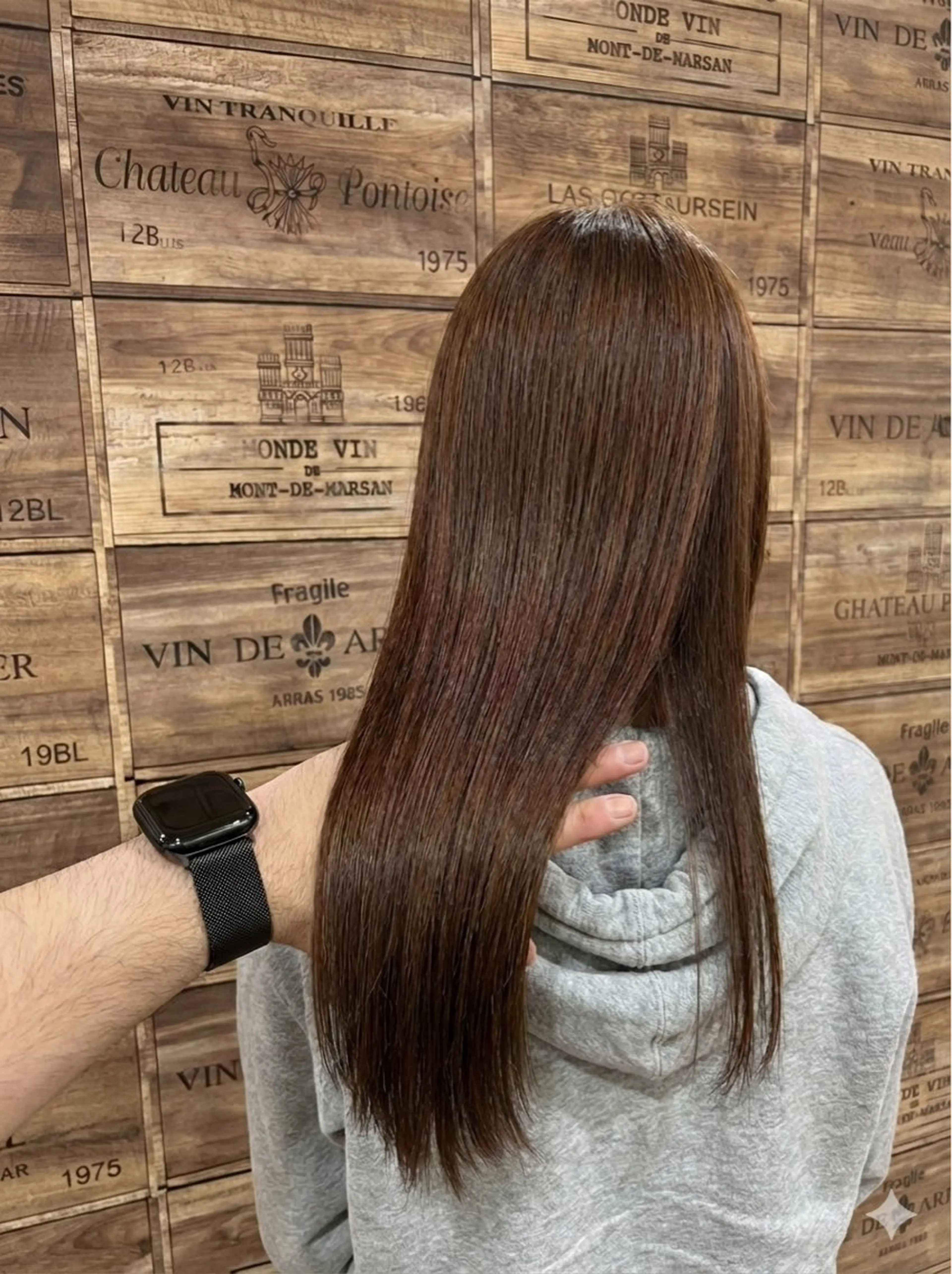 セミロング カラー カット ヘアカラー トリートメント 髪質改善TR特化 副店長 坂田一樹】のヘアスタイル