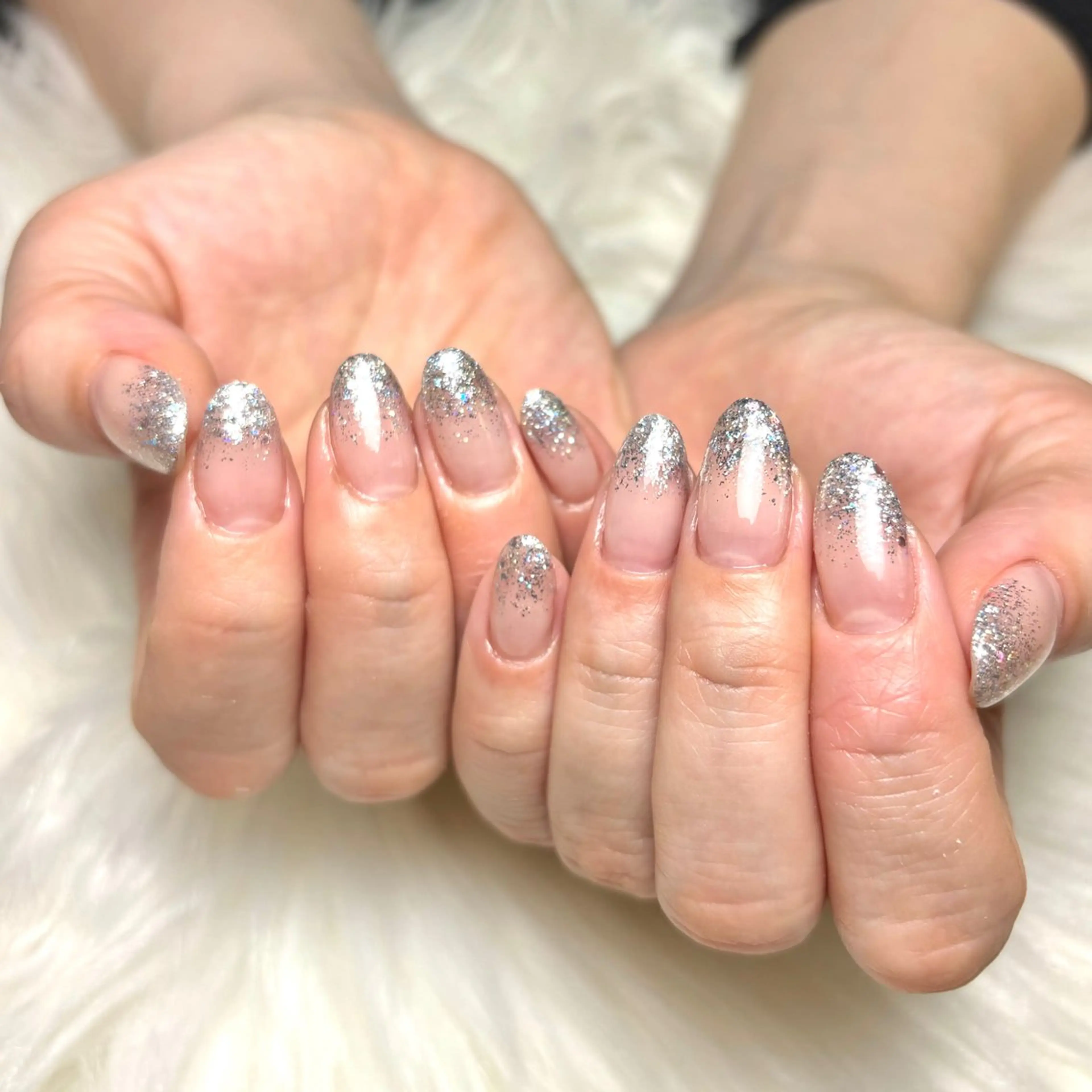 ネイル グラデーション ラメ(グリッター) ラメグラデーション Nail Space BELIER所属・belier_ rikacoのネイルデザイン