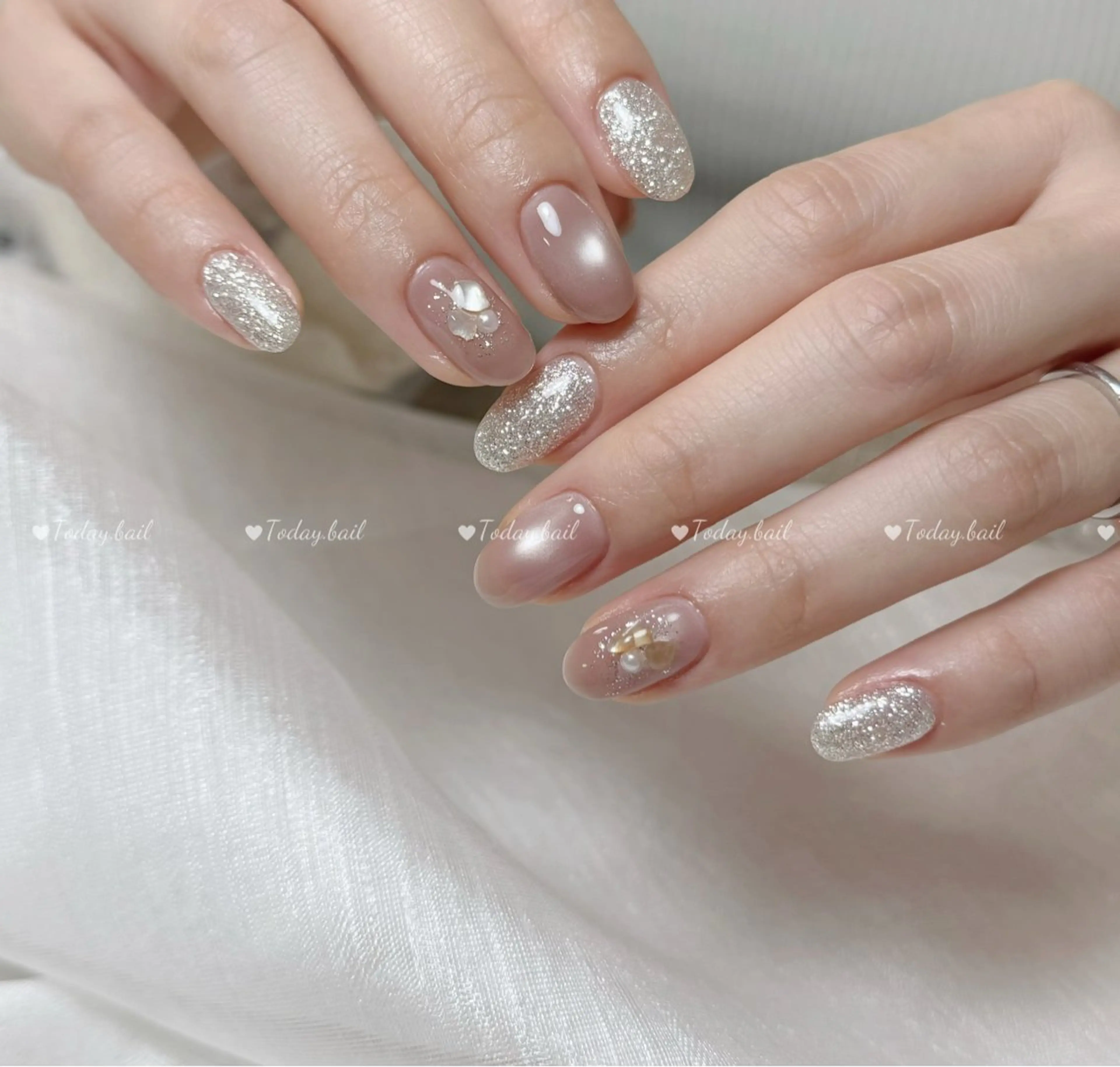 ネイル ハンドネイル 🎀Today nail💅のネイルデザイン