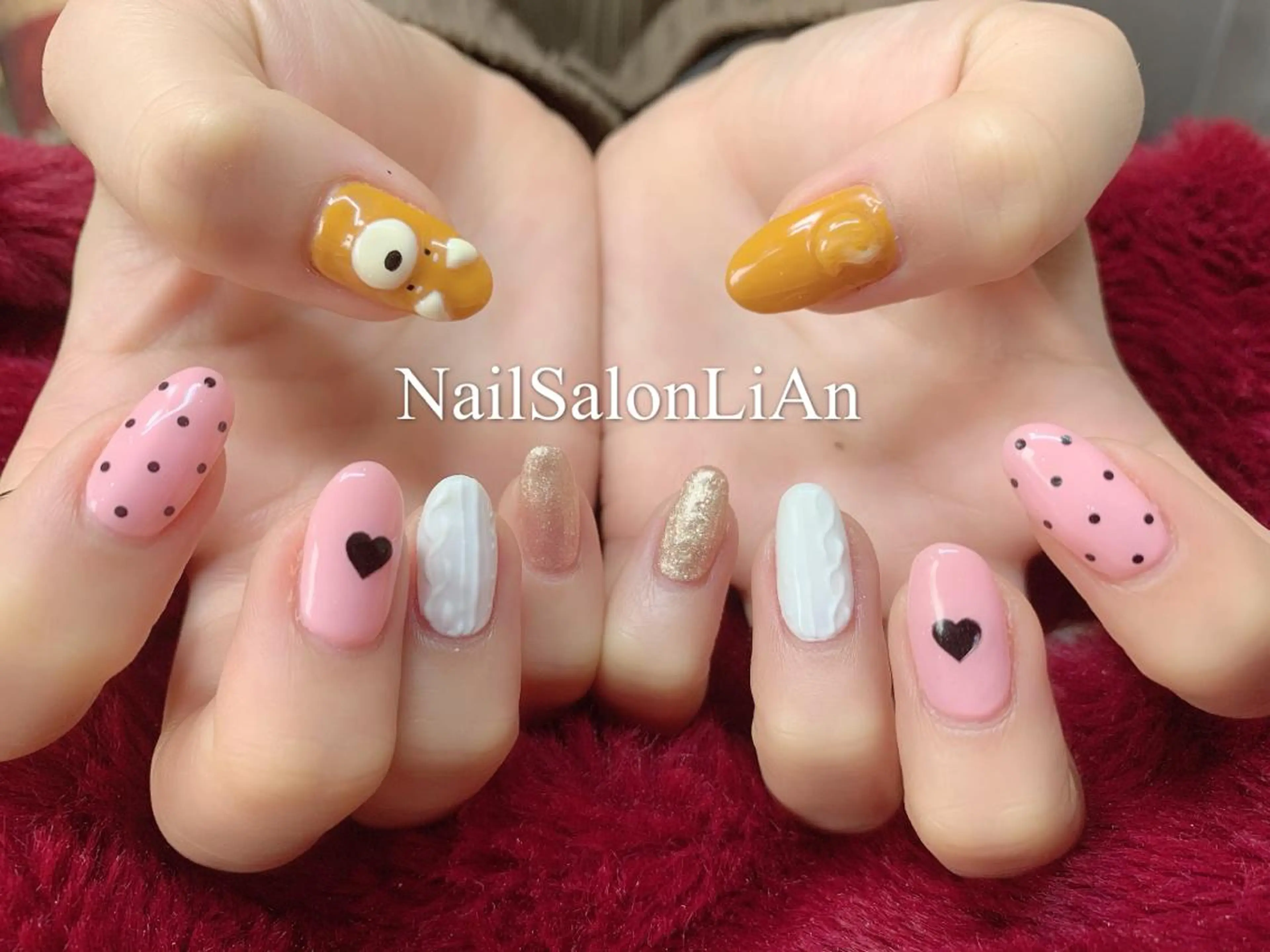 ネイル 持ち込み ハンドネイル NailSalon LiAnのネイルデザイン