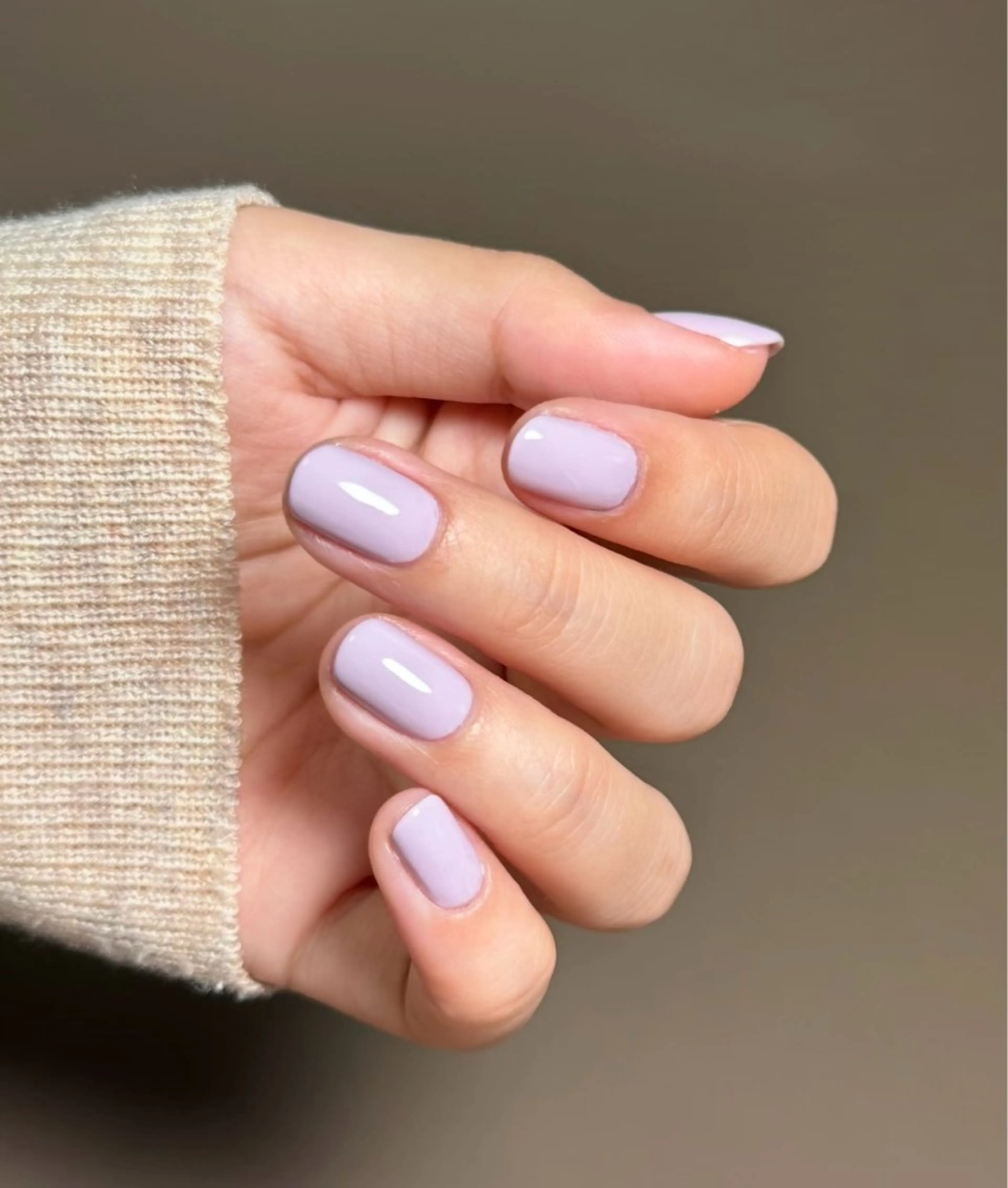 ハンドネイル　ワンカラー　オフありの写真