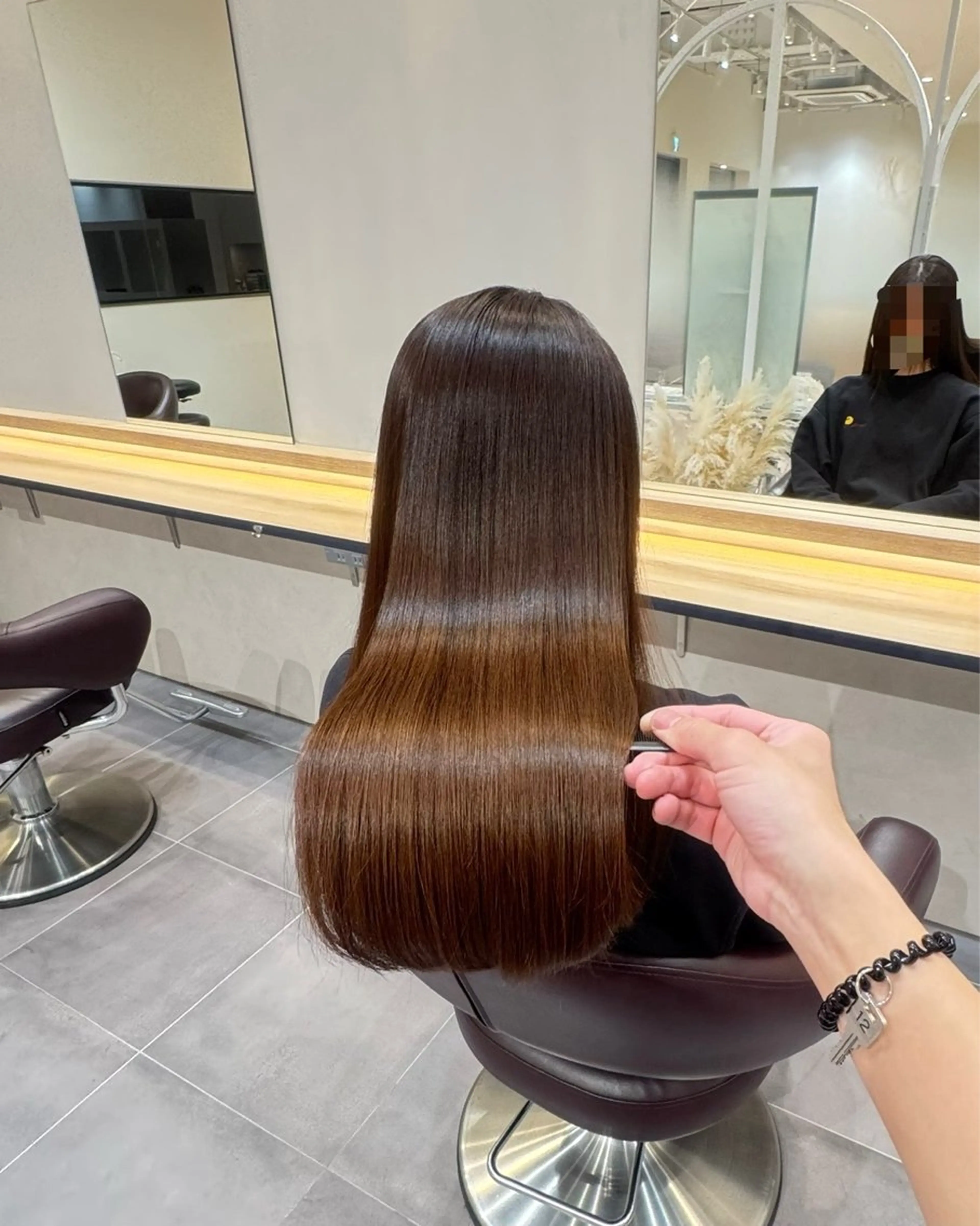 ロング カット ヘアカラー トリートメント 寺内 弦矢のヘアスタイル