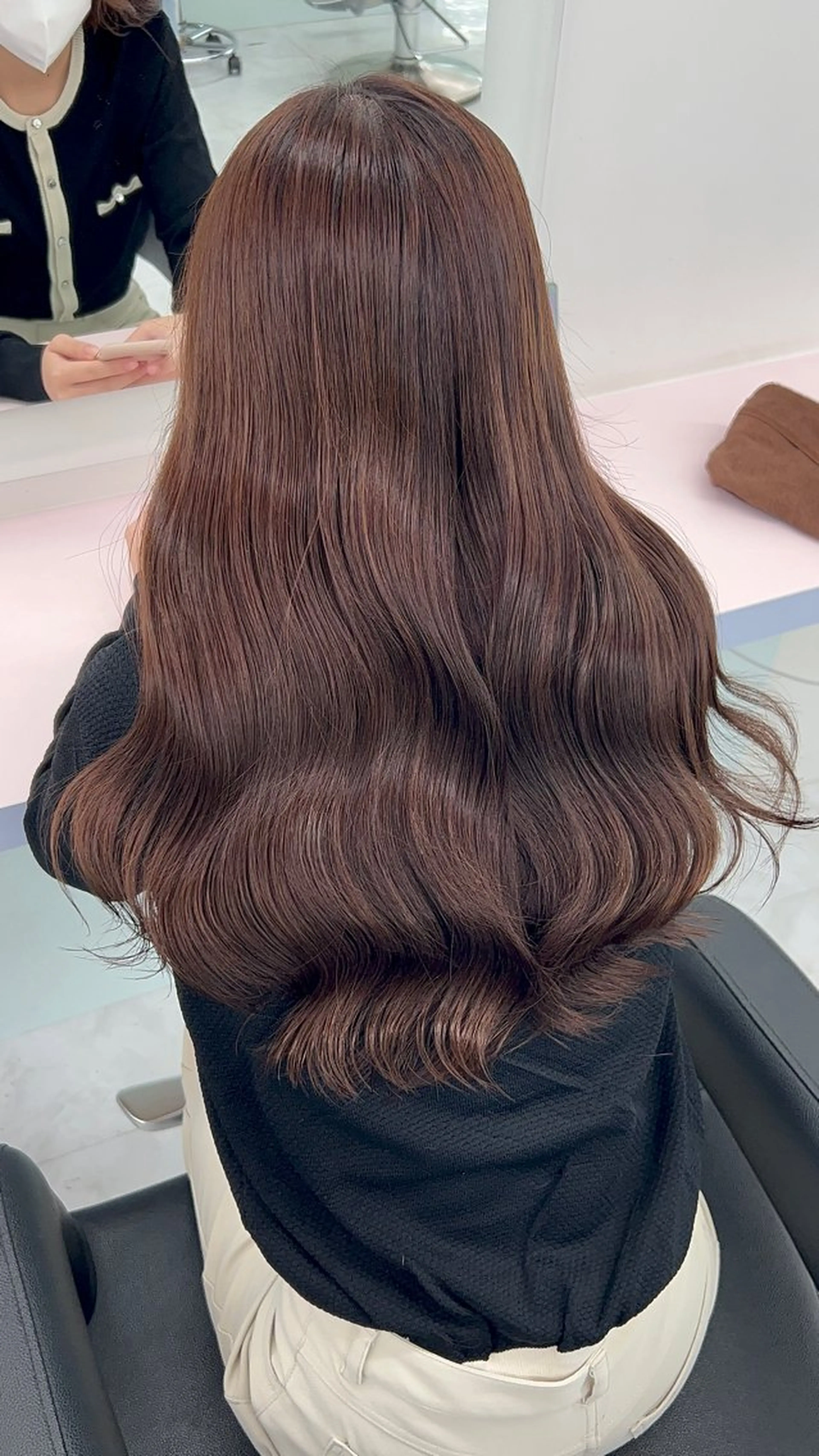 ロング カラー ヘアアレンジ カット ヘアカラー ブリーチなしの達人 🇰🇷KAITOのヘアスタイル