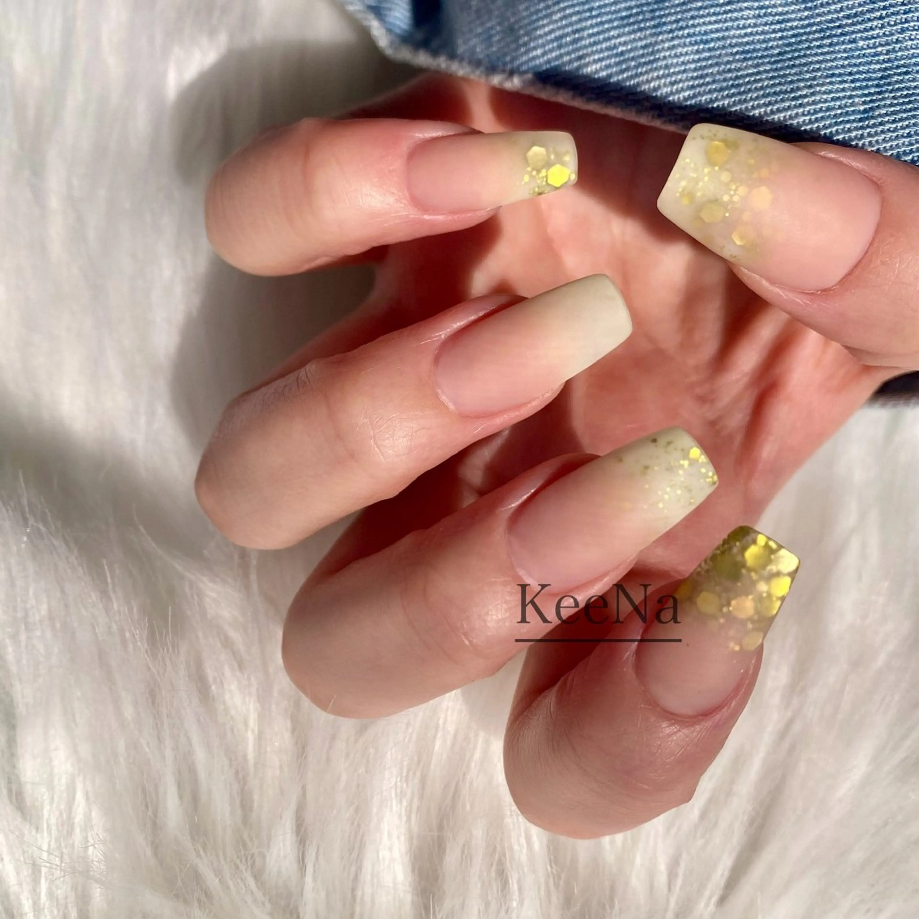 ネイル グラデーション スカルプネイル KeeNa キーナのネイルデザイン