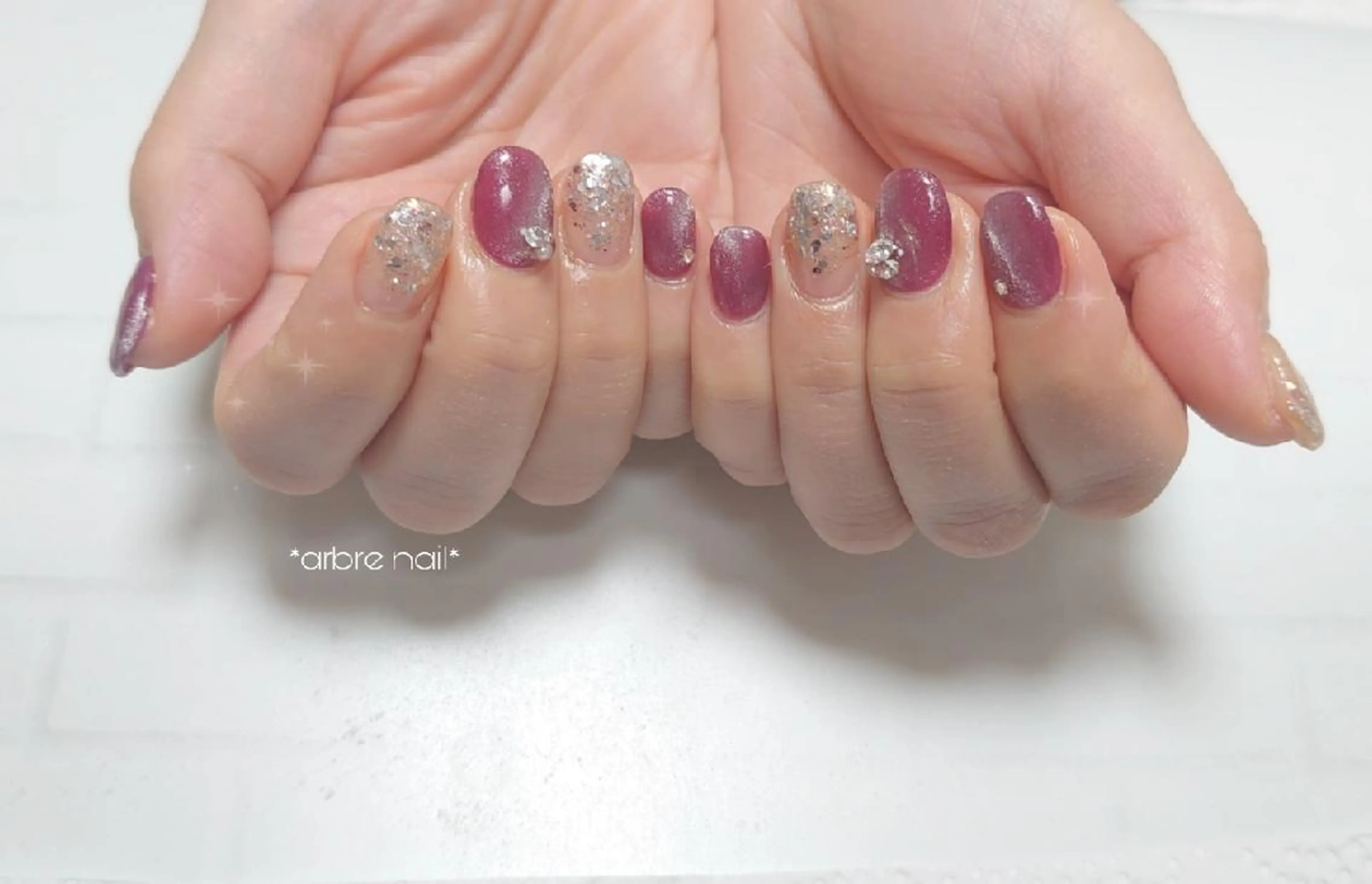 ネイル ＊arbre nail＊.アーブルネイル所属・✯.。 arbre  nail 。✯.のネイルデザイン