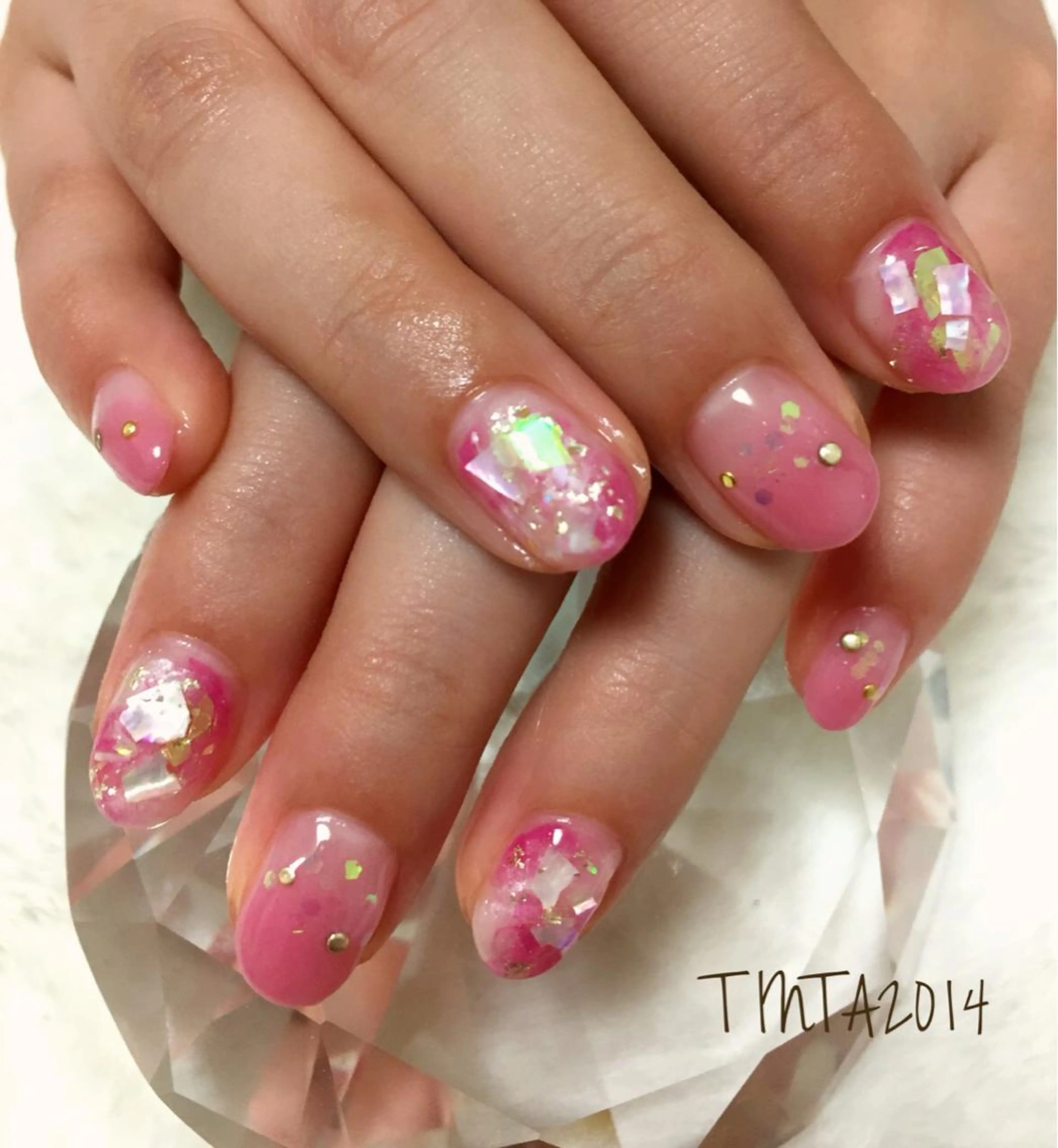 ネイル ニュアンスネイル ネイルサロン ティンタ所属・馬場 典子のネイルデザイン