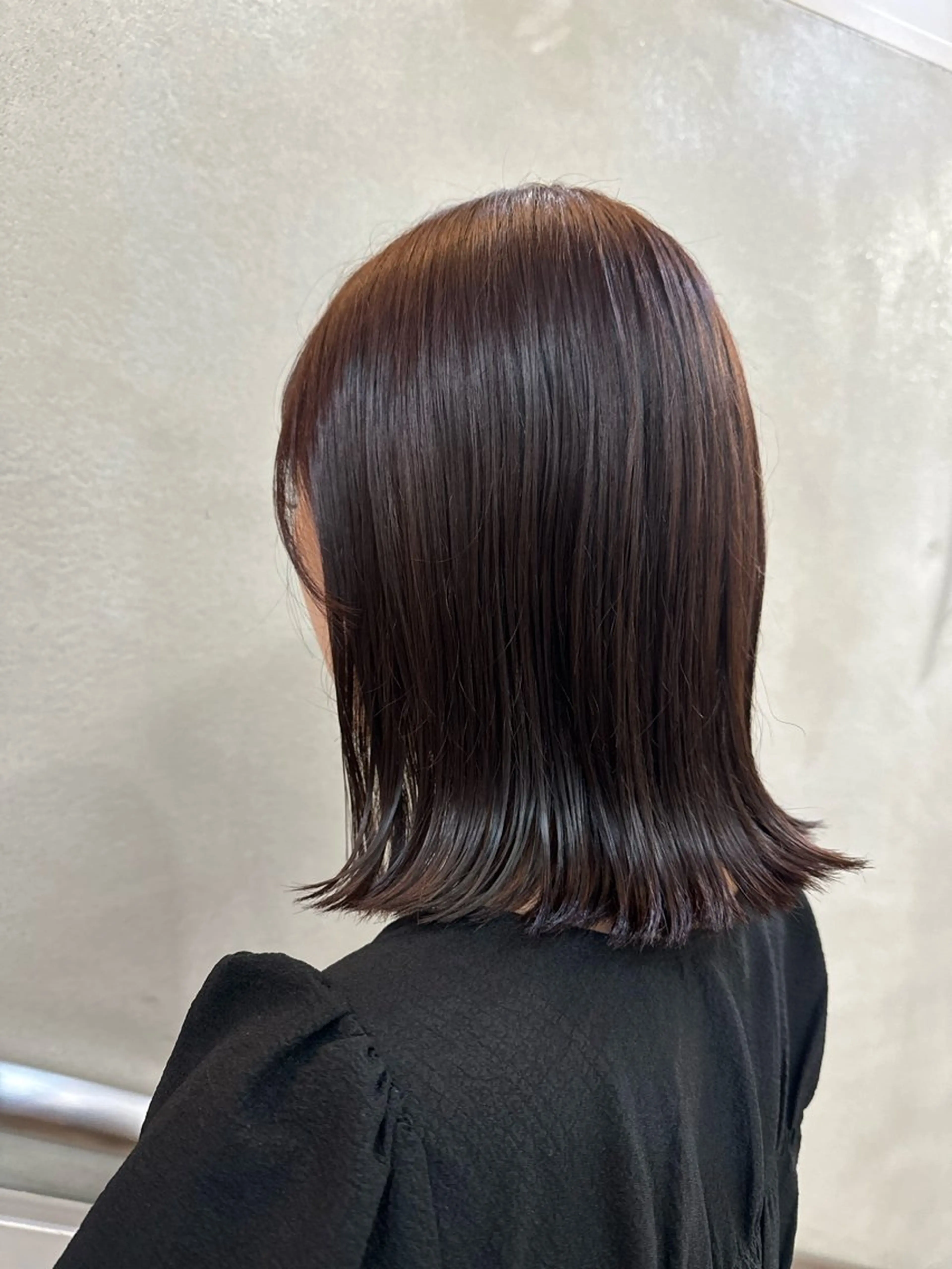 ミディアム ボブ 外ハネヘア 透明感カラー/ボブ/ yuukaのヘアスタイル