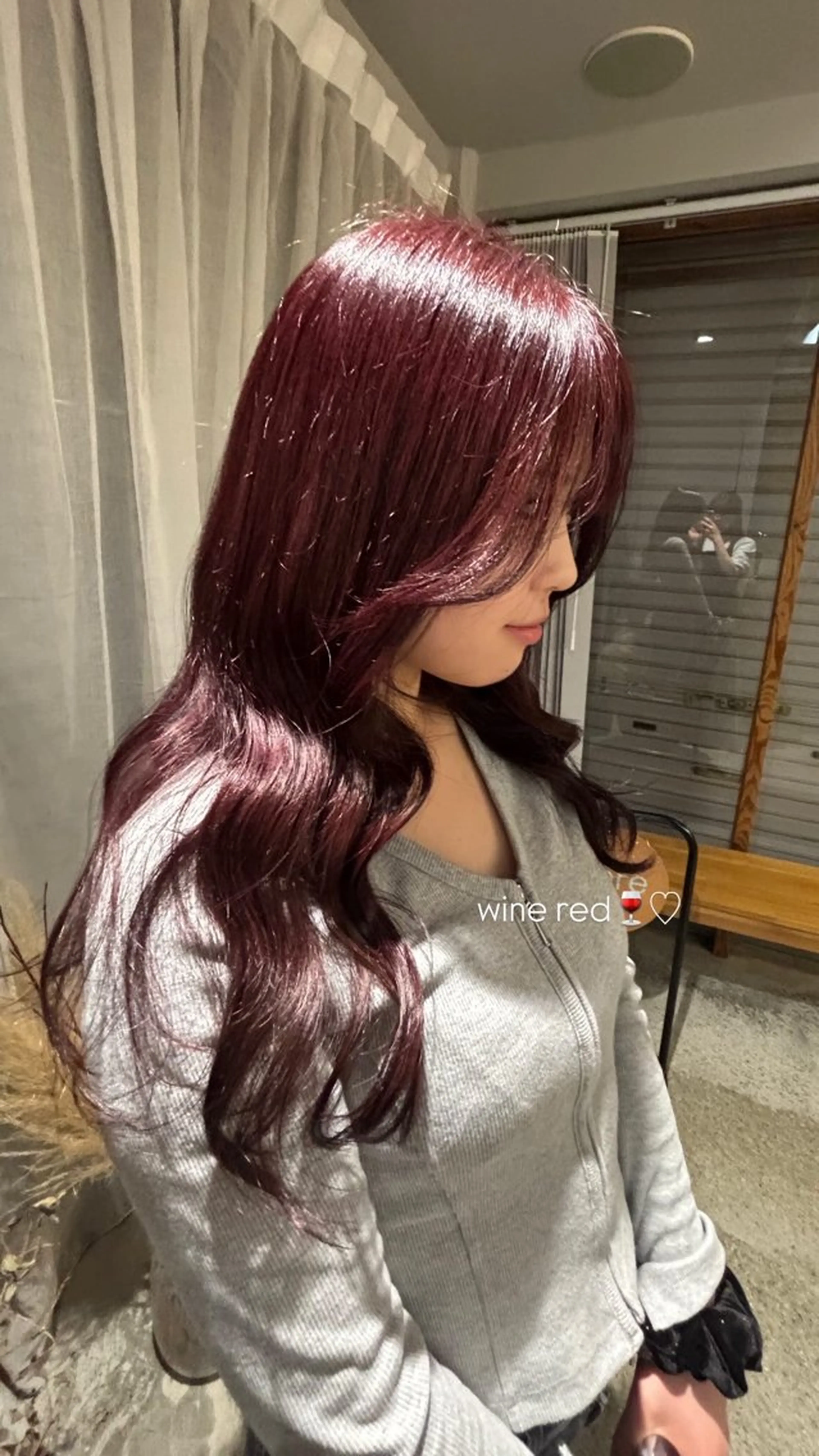 ロング カラー ヘアカラー cipre 萌乃のヘアスタイル