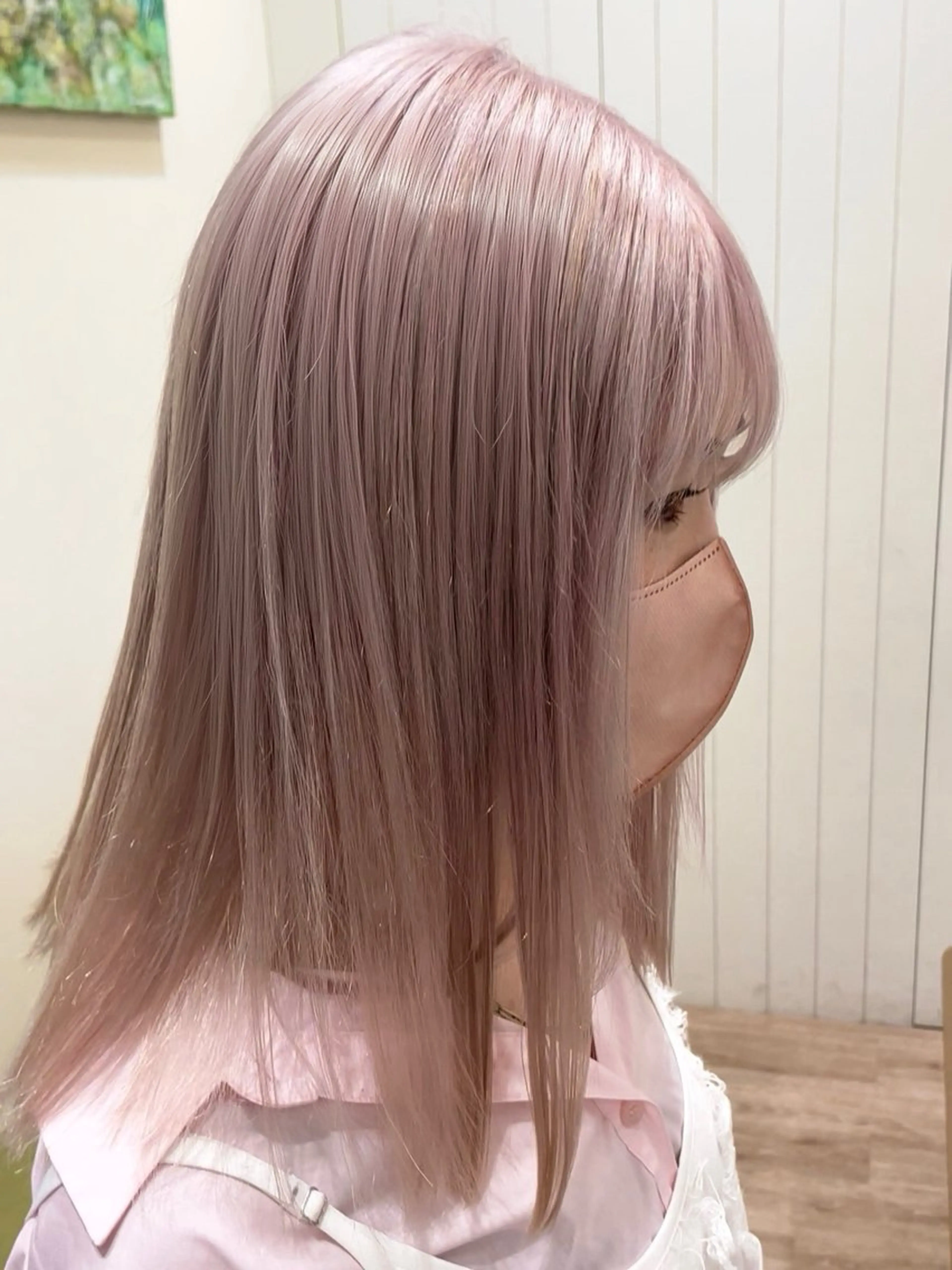 ミディアム カラー ヘアカラー メンズカット/ ブリーチ/かほのヘアスタイル