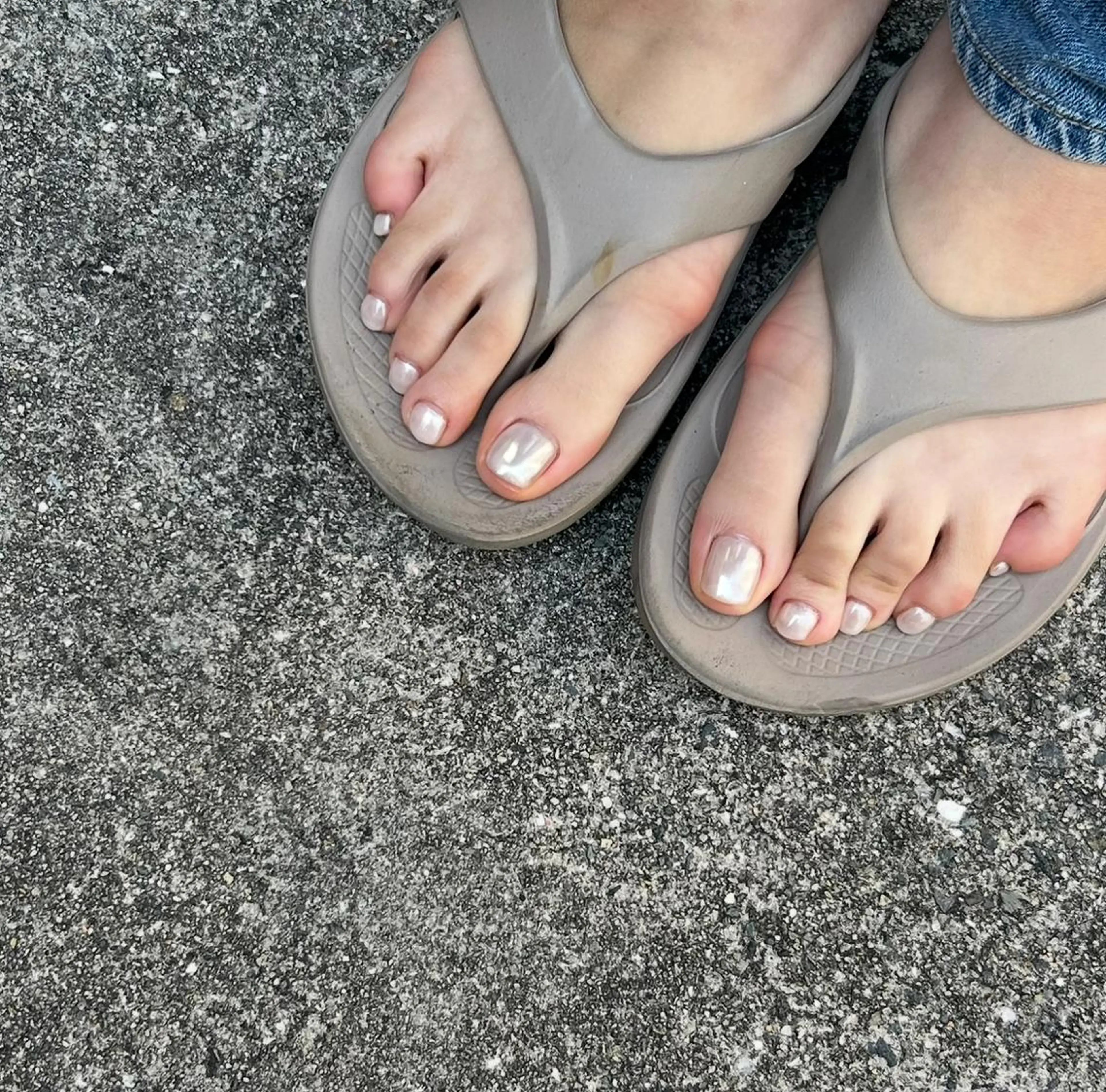 🌺フットオーロラネイル🌺の写真