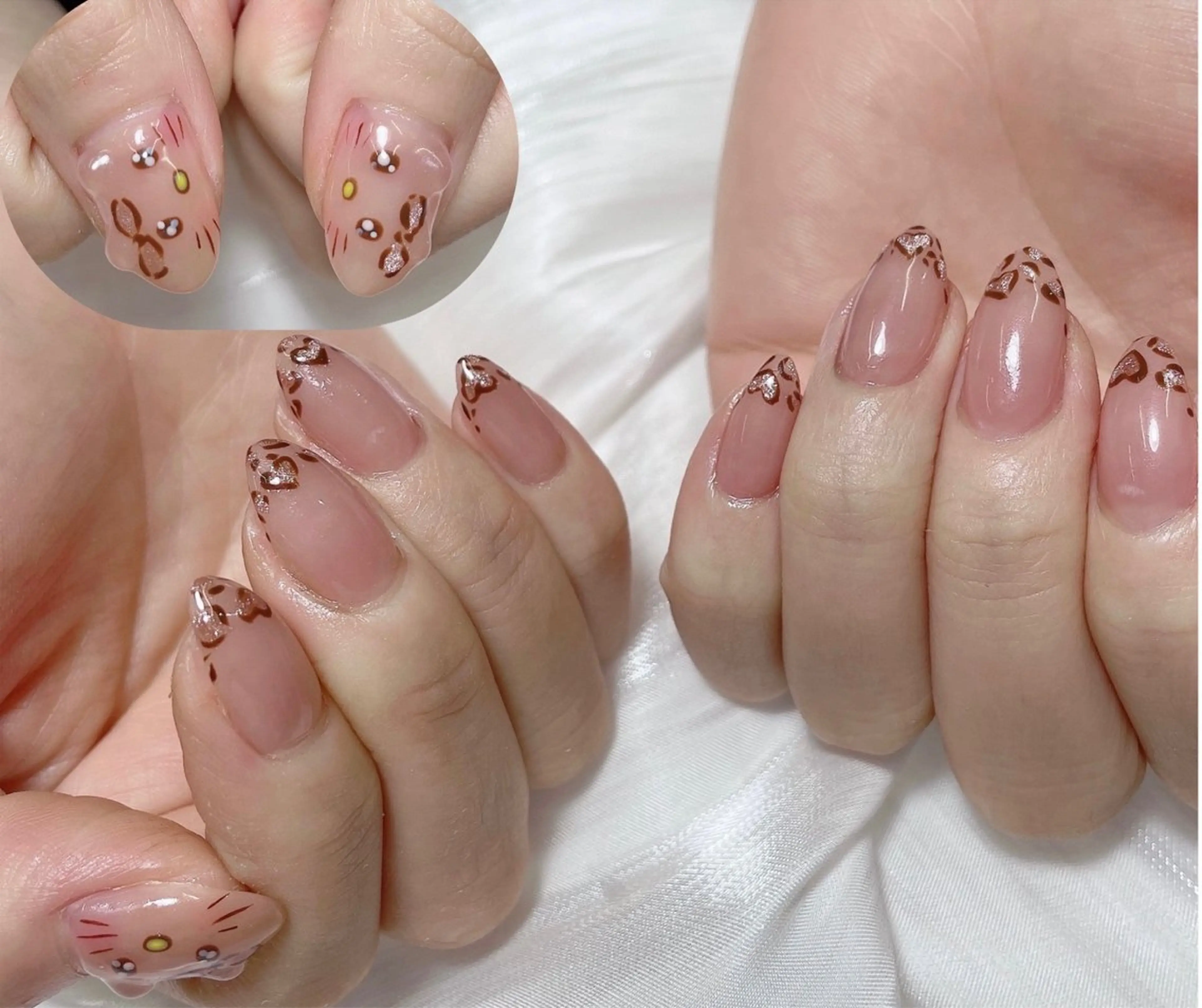 ネイル チークネイル フットネイル フレンチネイル ジェルネイル ガーリー ハンドネイル Liora nail スカルプ専門店のネイルデザイン