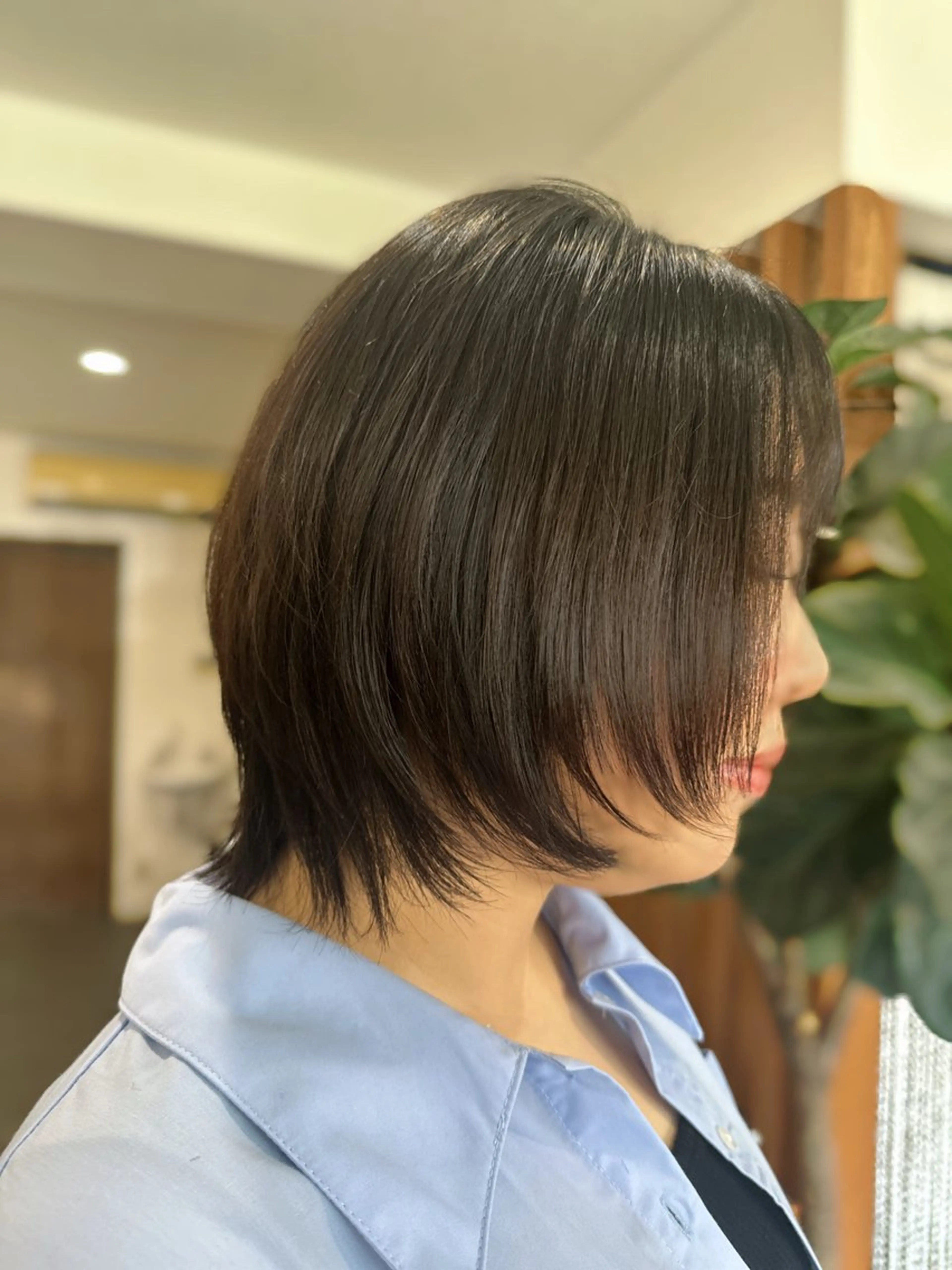 ショート ショートヘア ウルフカット カット ヘアカラー トリートメント ✨艶カラー/韓国ヘア ✨momoriのヘアスタイル