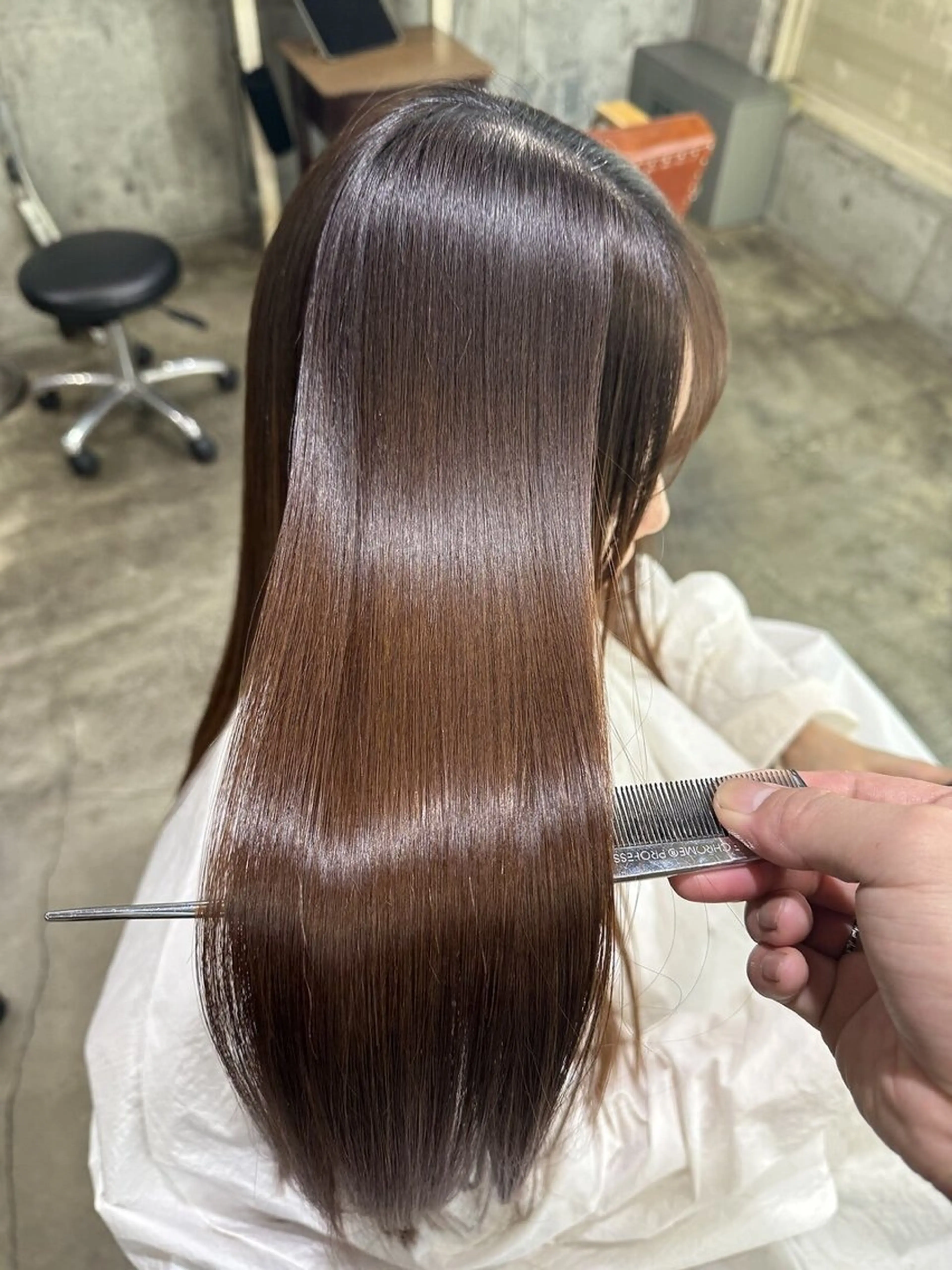 ロング ヘアカラー トリートメント 【💎ツヤ髪💎】 ダメージレスカラー✨のヘアスタイル