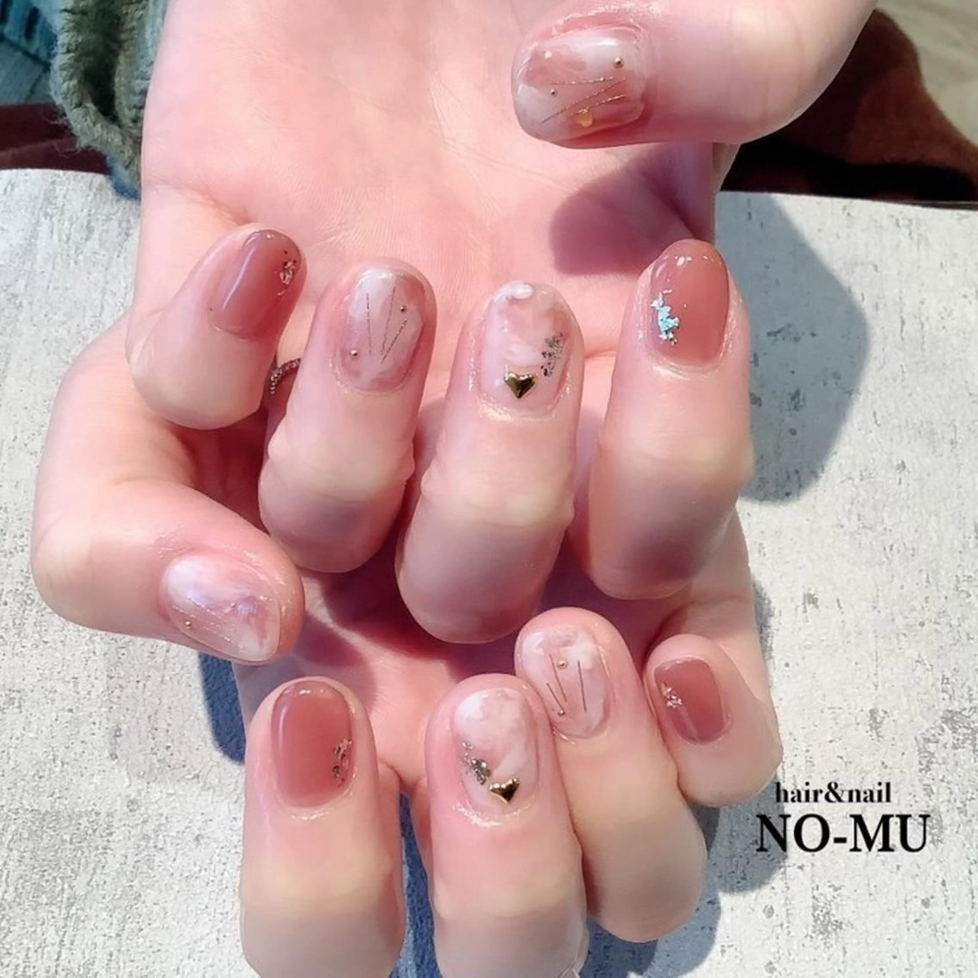 ネイル hair＆nail NO-MU所属・hair＆nail NO-MUのネイルデザイン