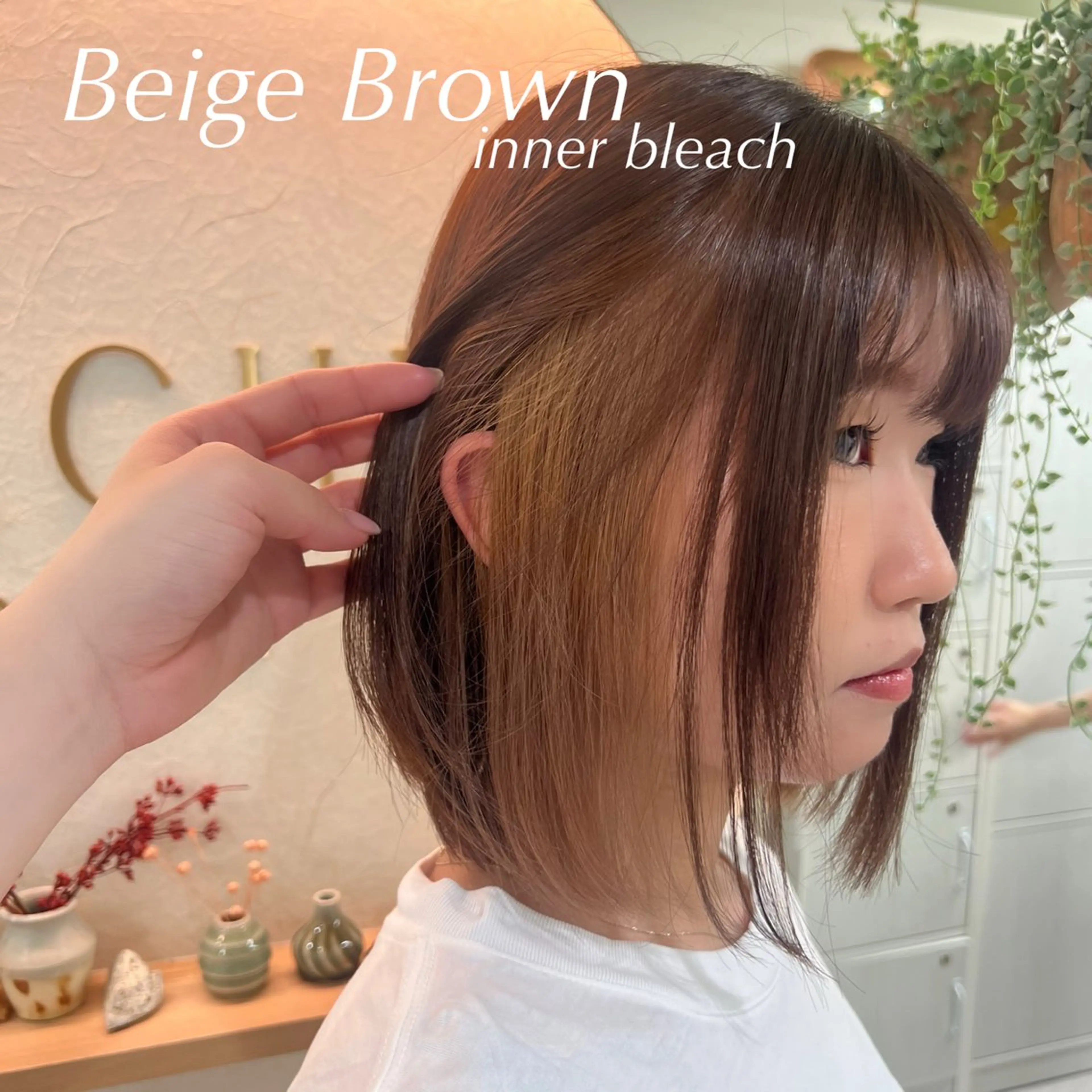 ショート カラー ブリーチ 韓国透明感カラー 🫧SHIHO🫧のヘアスタイル