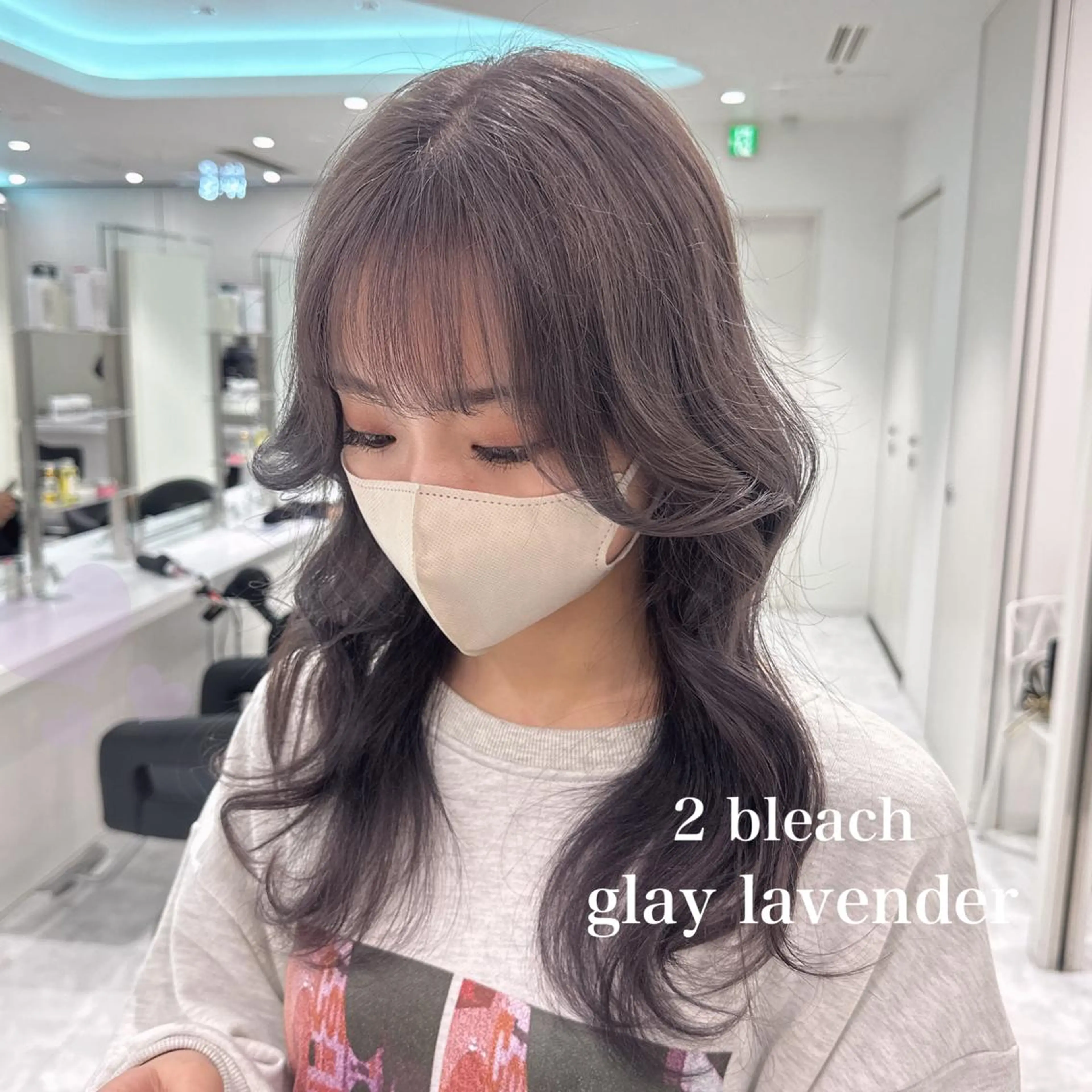 ミディアム カラー ヘアカラー トリートメント ヘッドスパ ヘアセット ♡上品韓国髪♡ブラ ウン/SAYATOのヘアスタイル