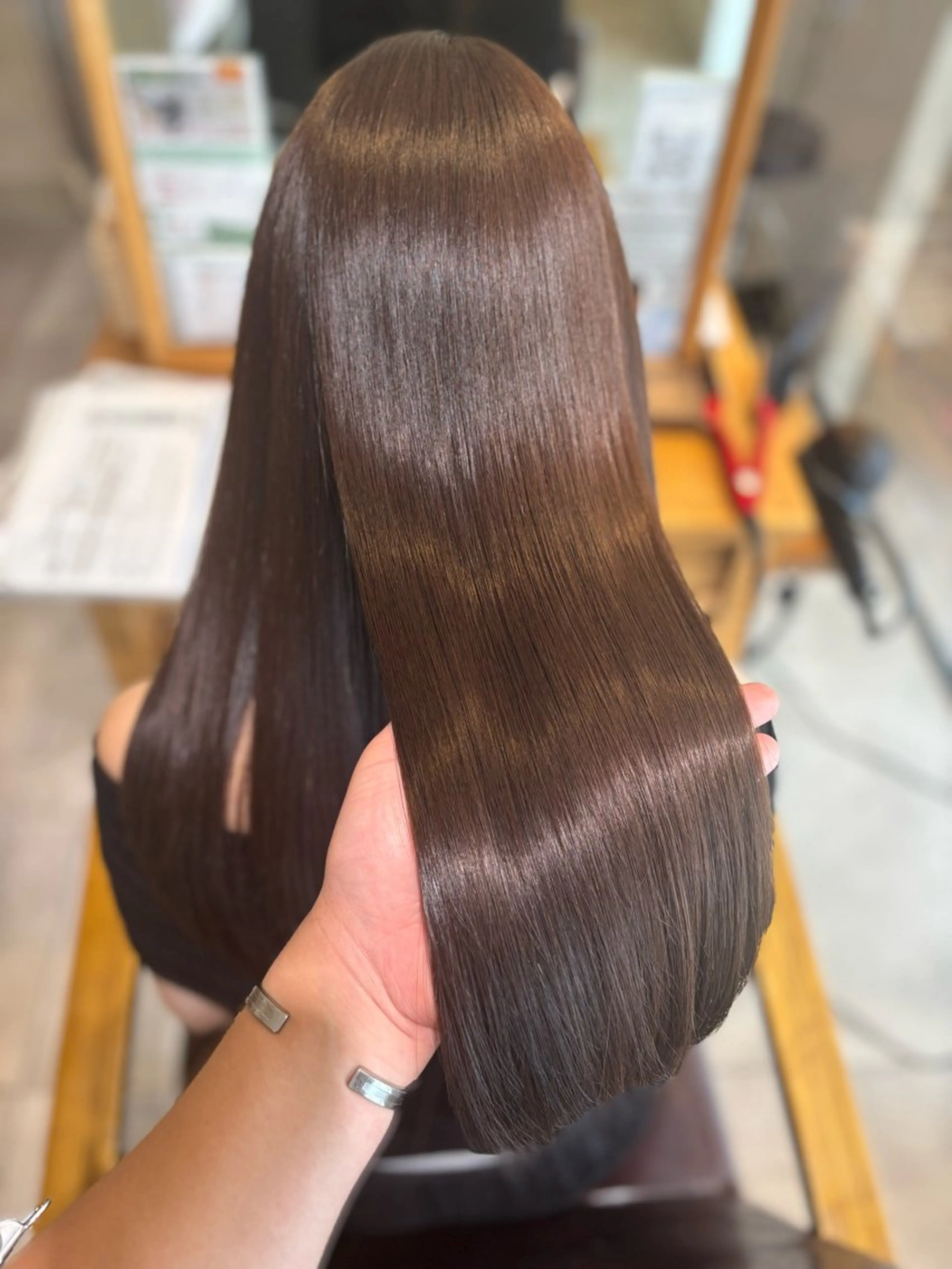 ロング パーマ カット ヘアカラー トリートメント BLENDby happiness所属・KAORU/絹髪 /髪質改善/奈良のヘアスタイル