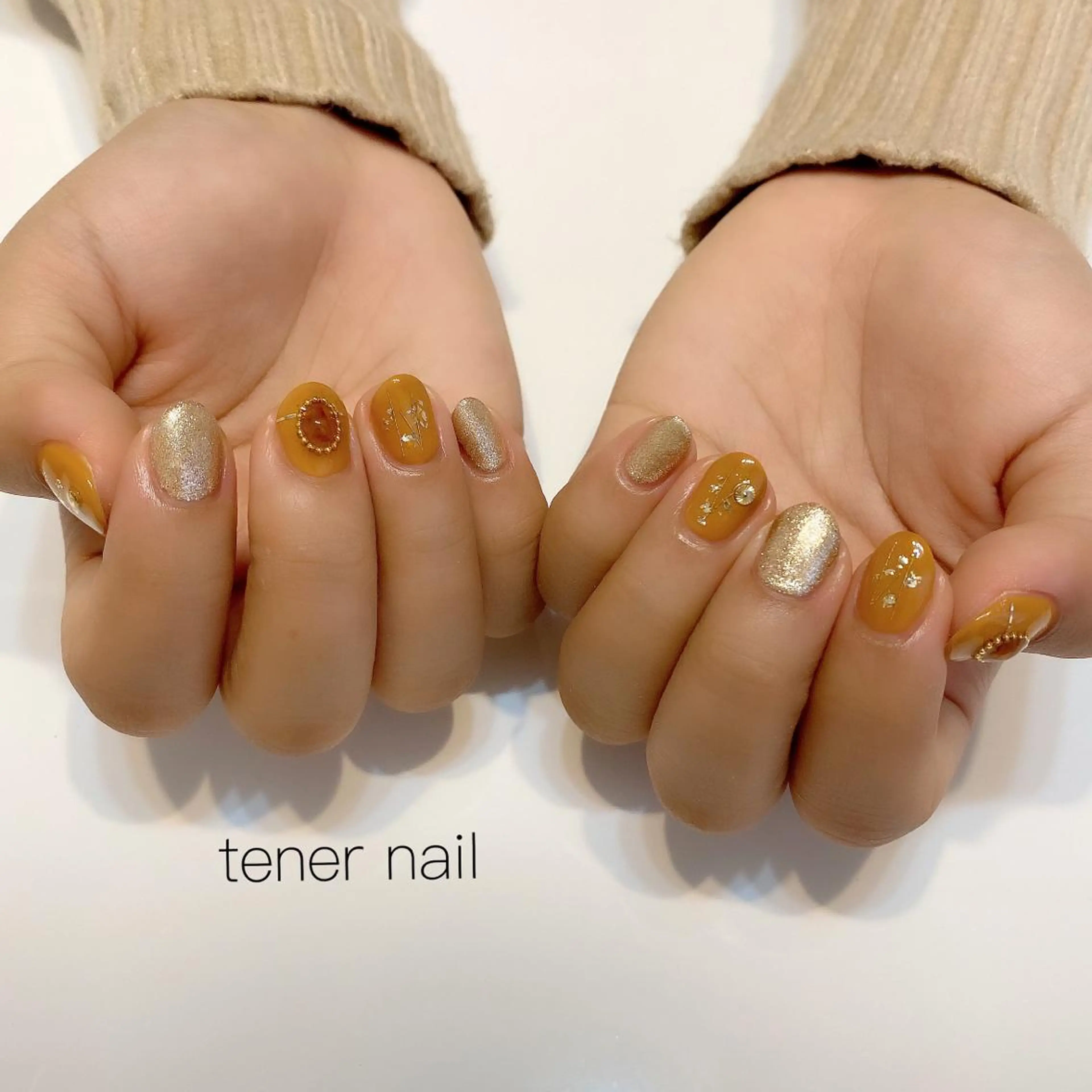 ネイル 黄色 tener  nail  テネルネイル所属・テネルネイル tener nailのネイルデザイン