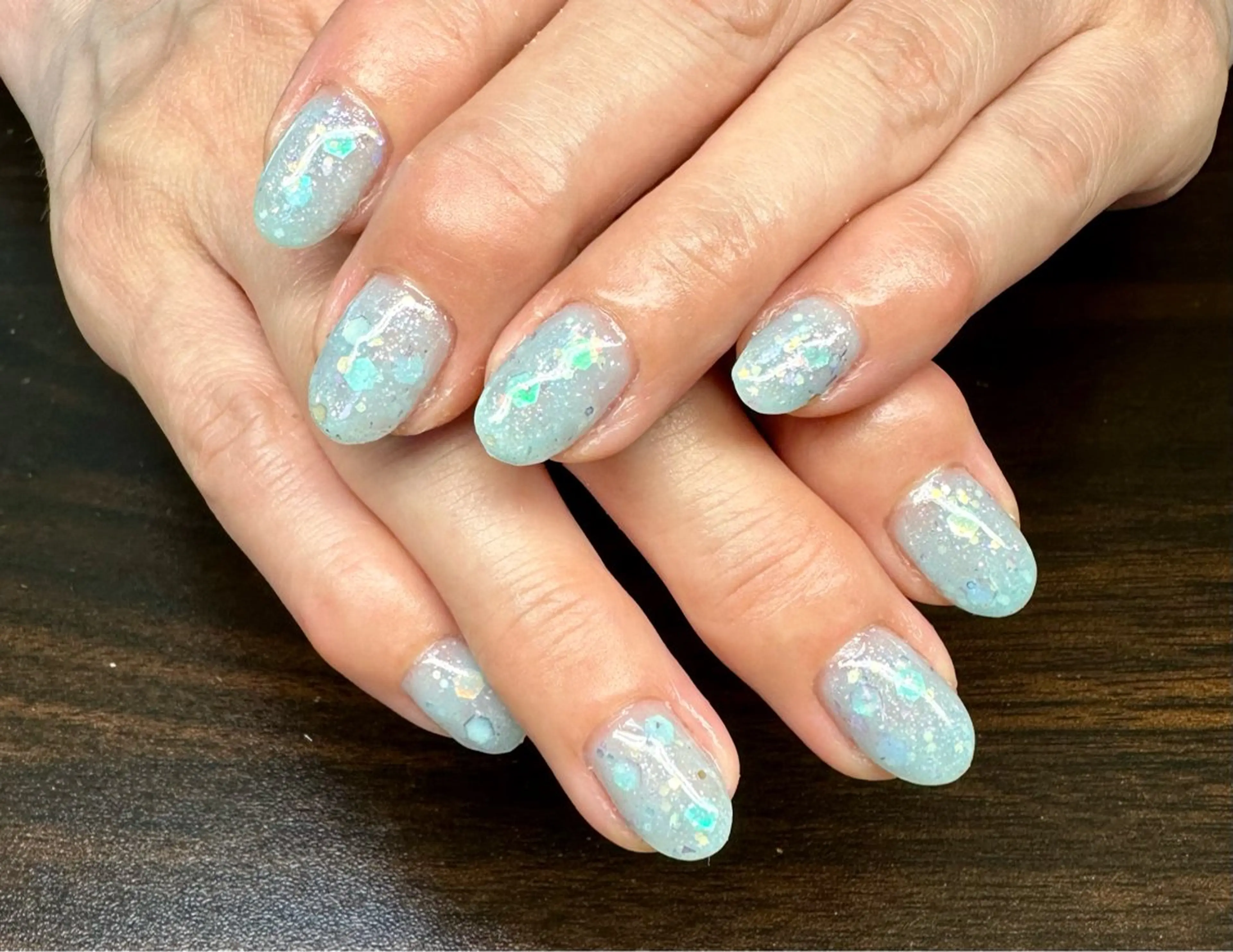 ネイル マグネットネイル ニュアンスネイル ワンカラーネイル 夏ネイル M.N_ nailのネイルデザイン