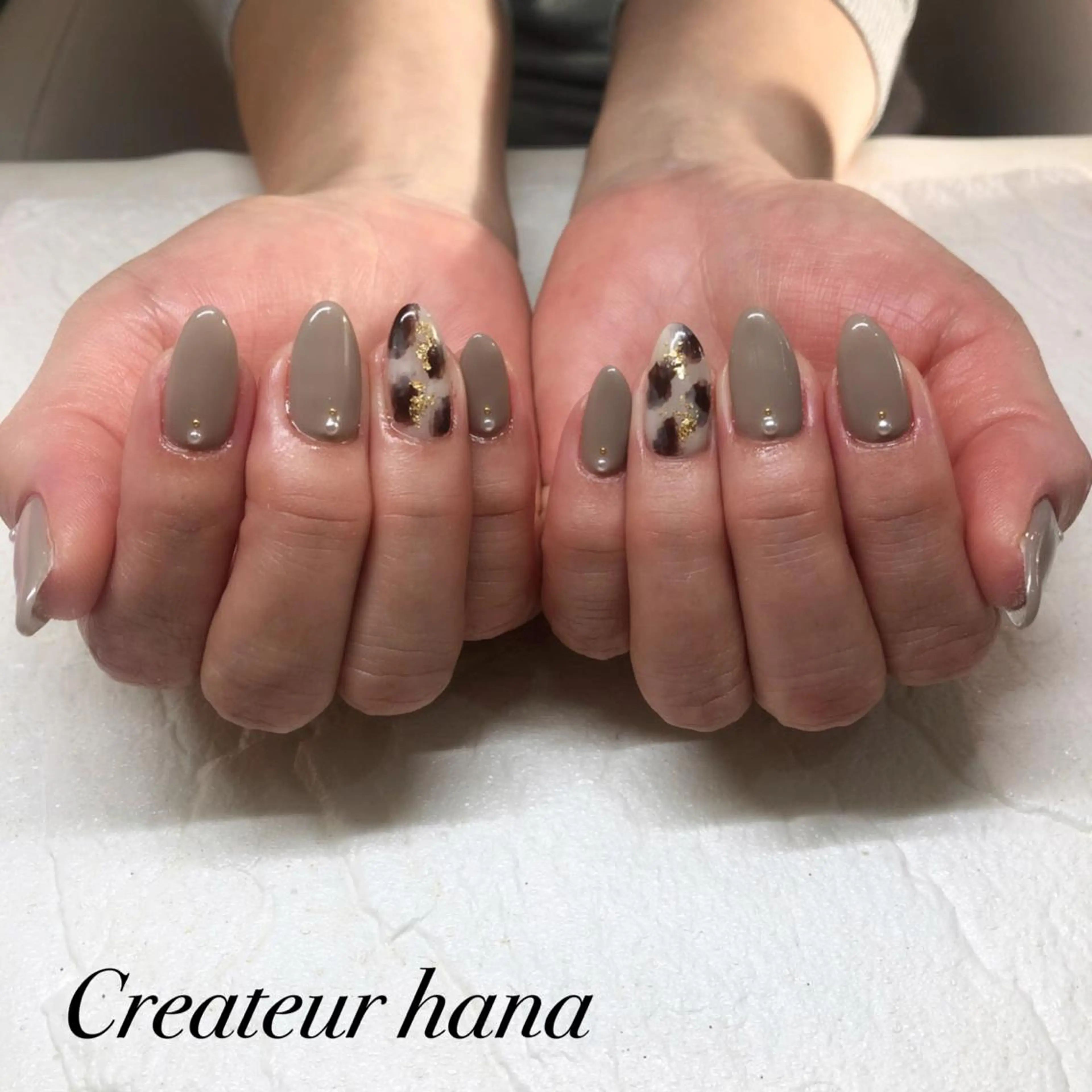 ネイル クレアトゥール華 都賀店所属・三橋 結菜のネイルデザイン